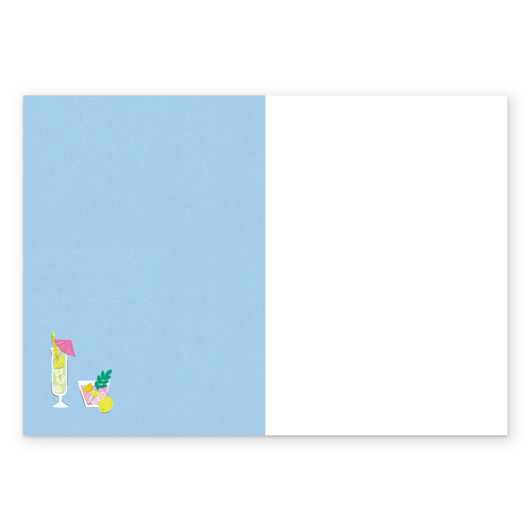Personalised Tropical Cocktails Design Birthday Card - Image 3