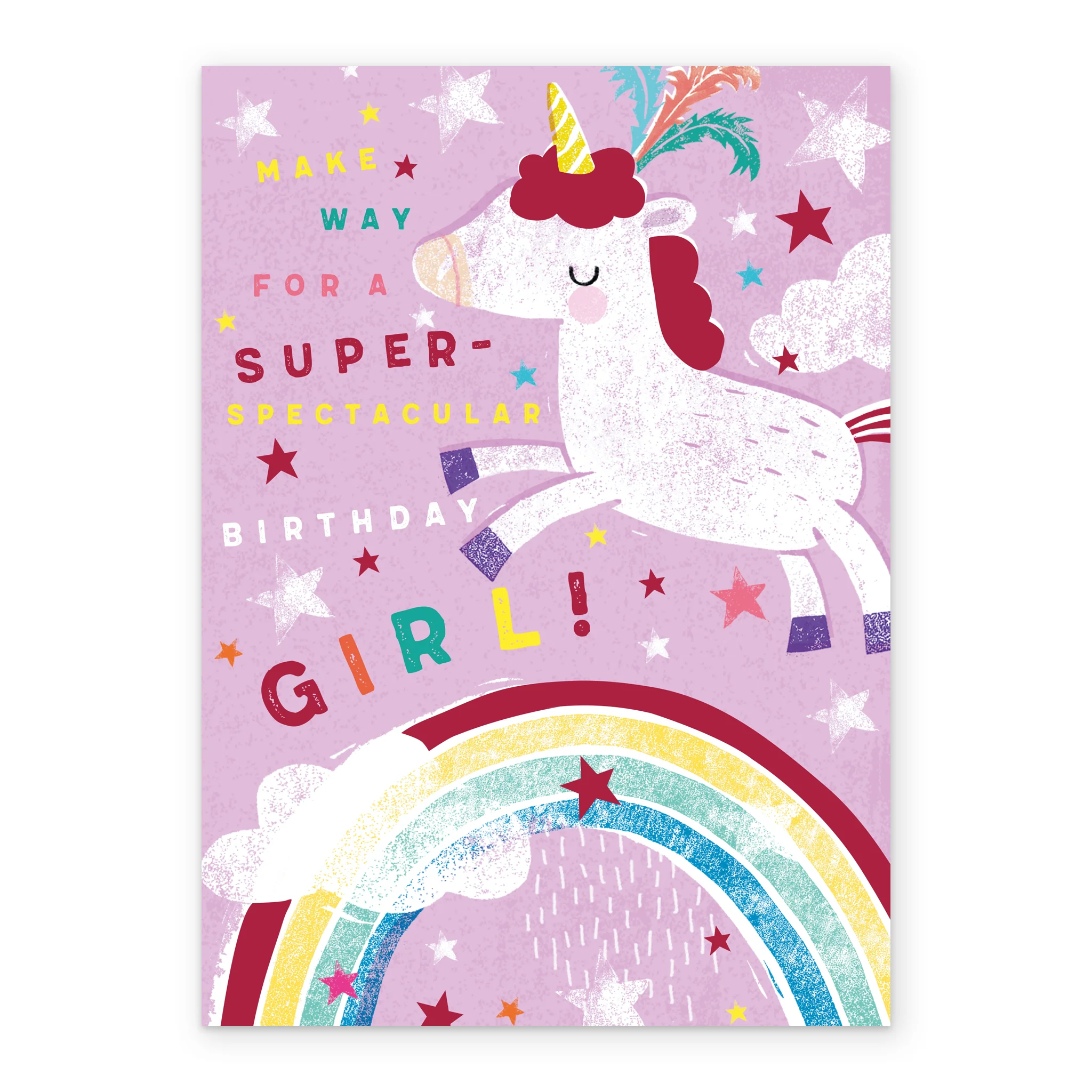Personalised Unicorn Birthday Card For Kids - Image 2