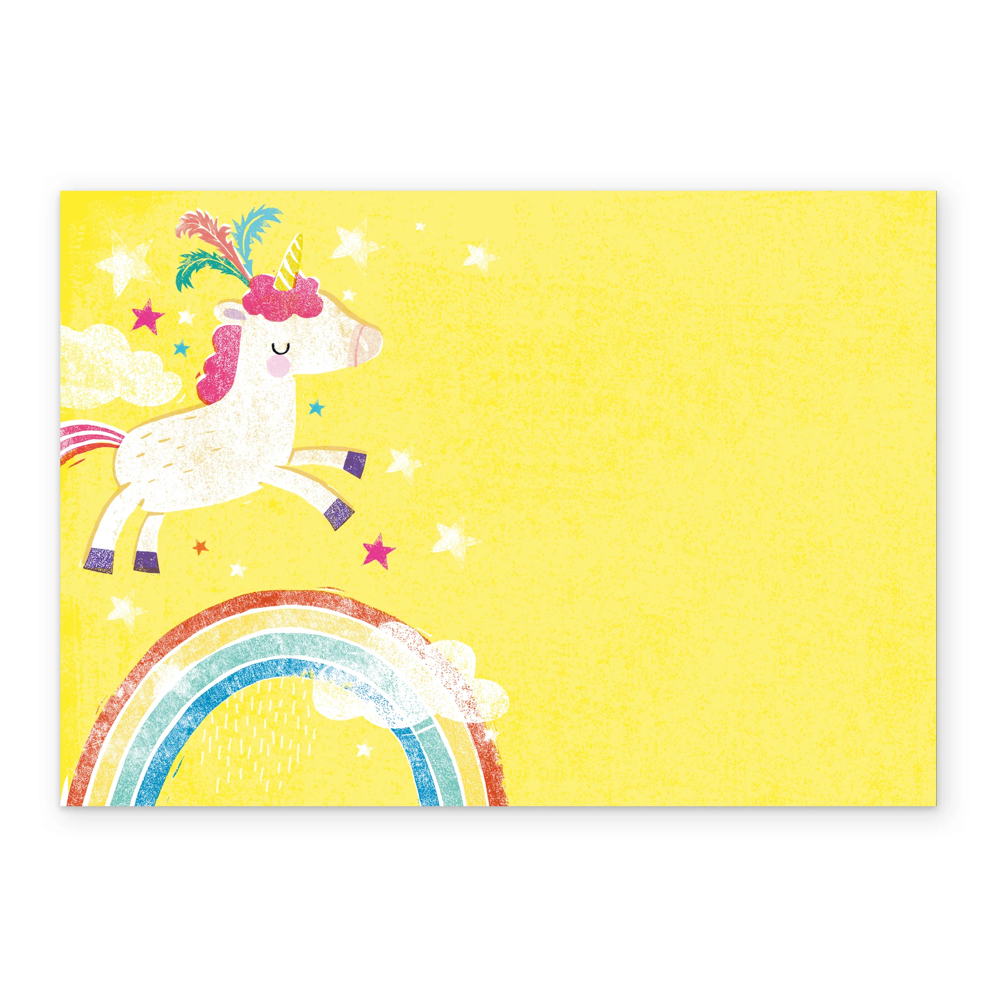 Personalised Unicorn Birthday Card For Kids - Image 3