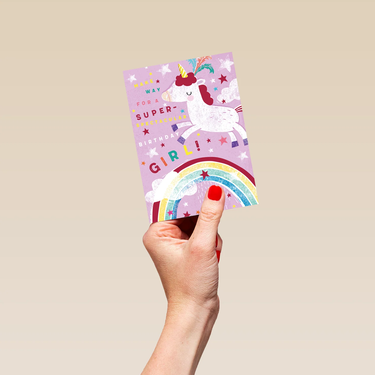 Personalised Unicorn Birthday Card For Kids - Image 4