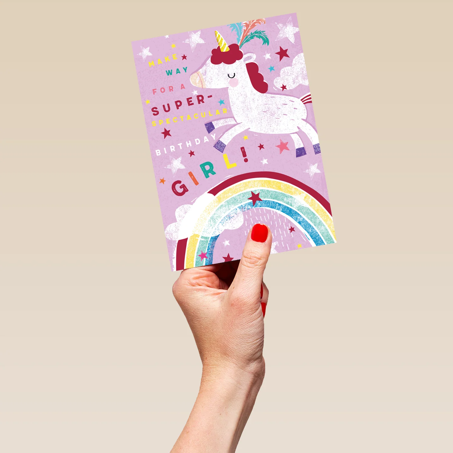 Personalised Unicorn Birthday Card For Kids - Image 5