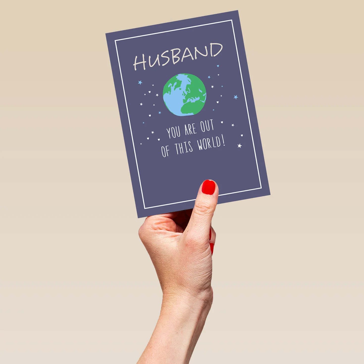 Personalised Universe Themed Husband Card - Image 5