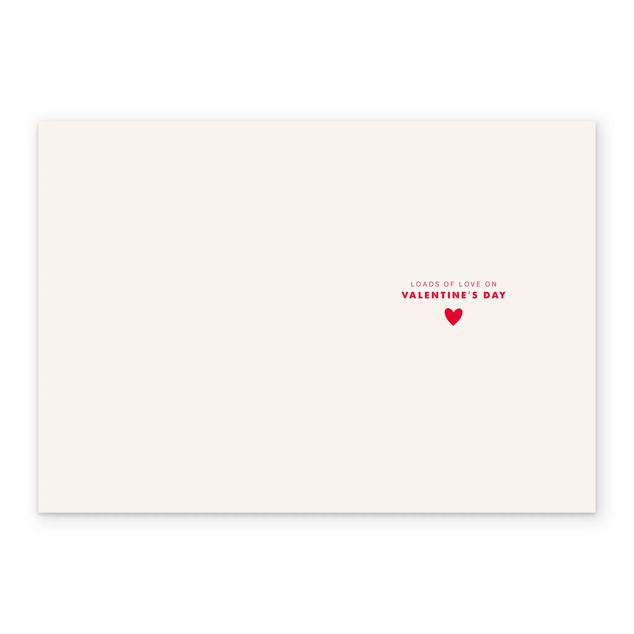 Personalised Valentine's Day Card For One I Love - Cute Cartoon Style Design - Image 3