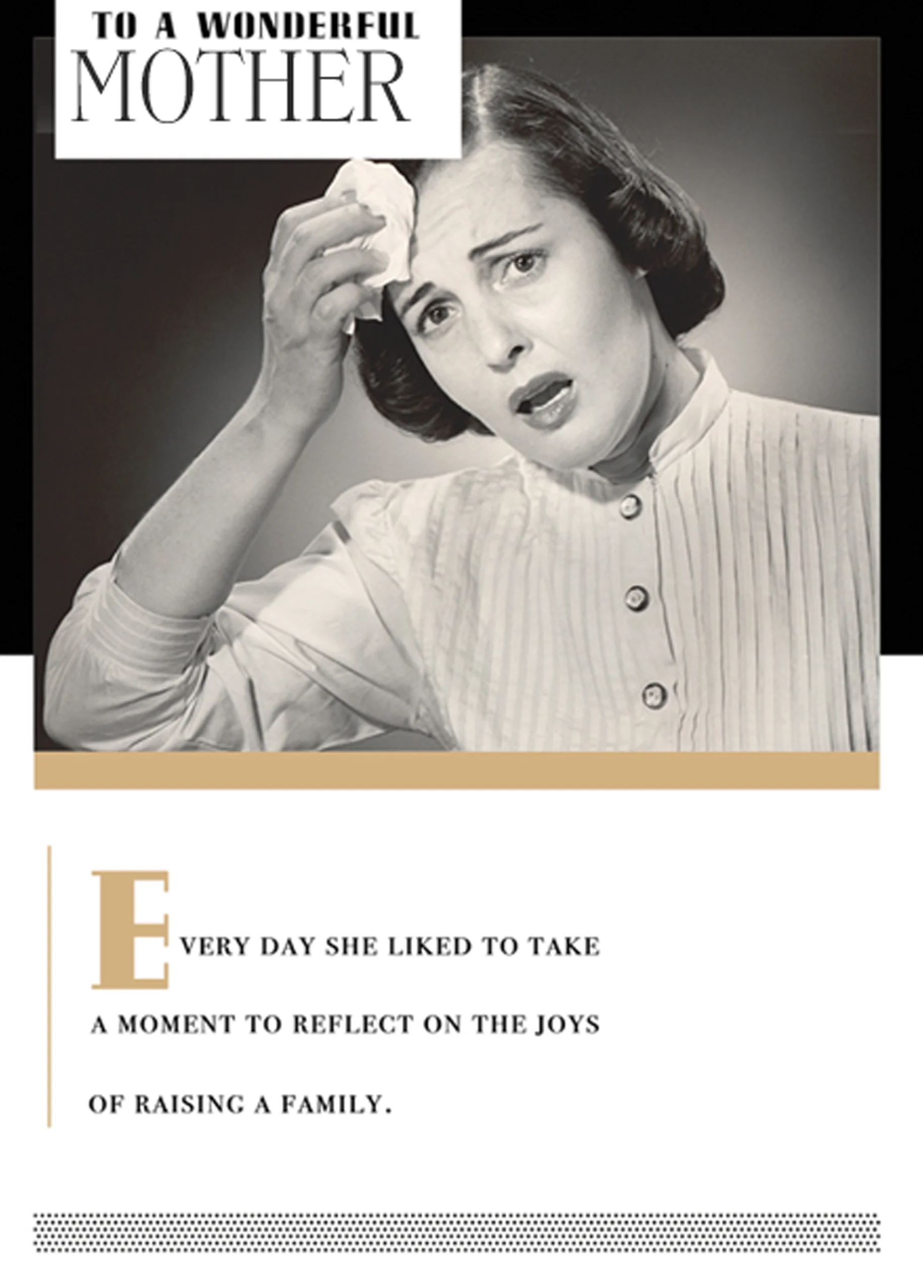 Personalised Vintage Photo Birthday Card For Mother