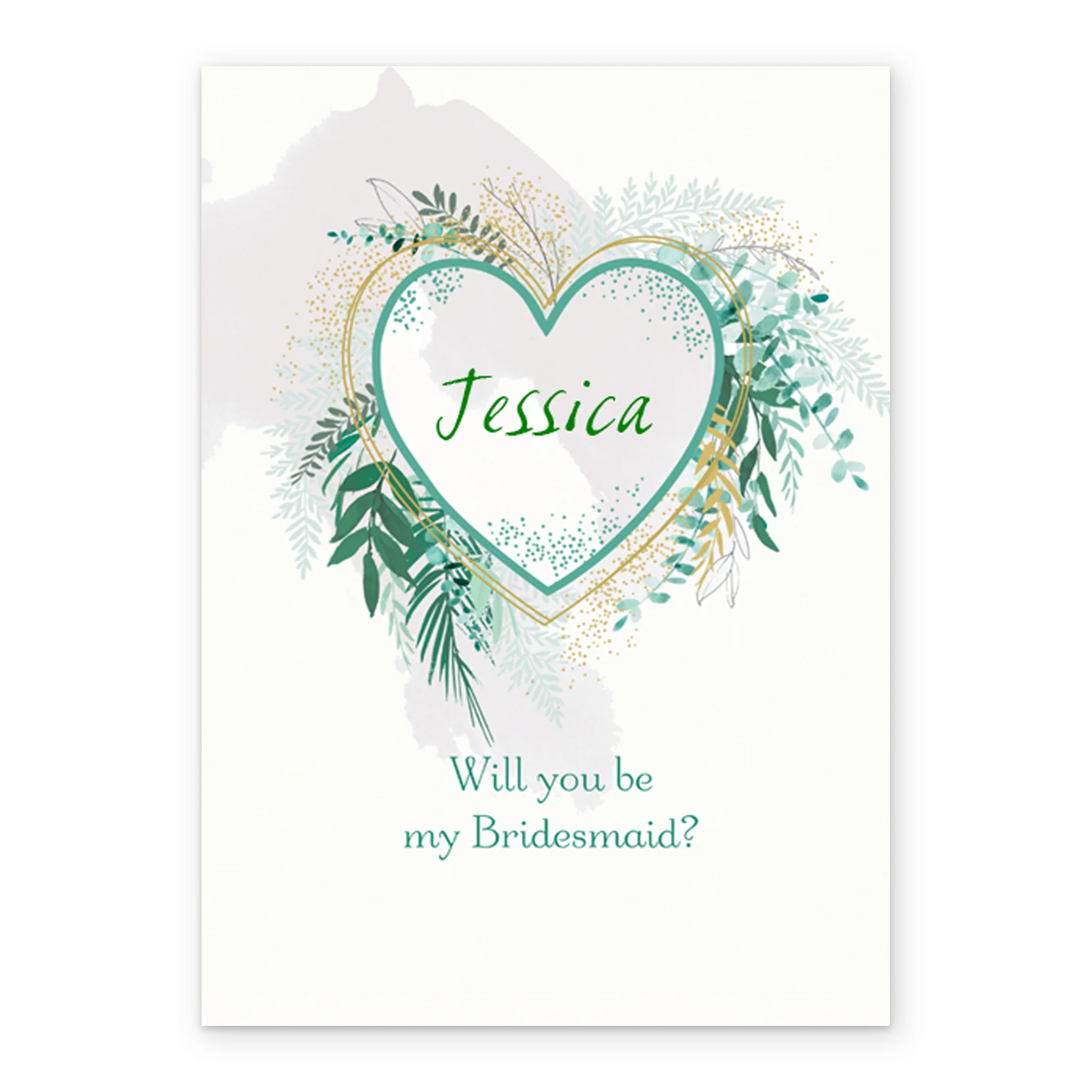 Personalised Wedding Be My Bridesmaid Card - Image 2