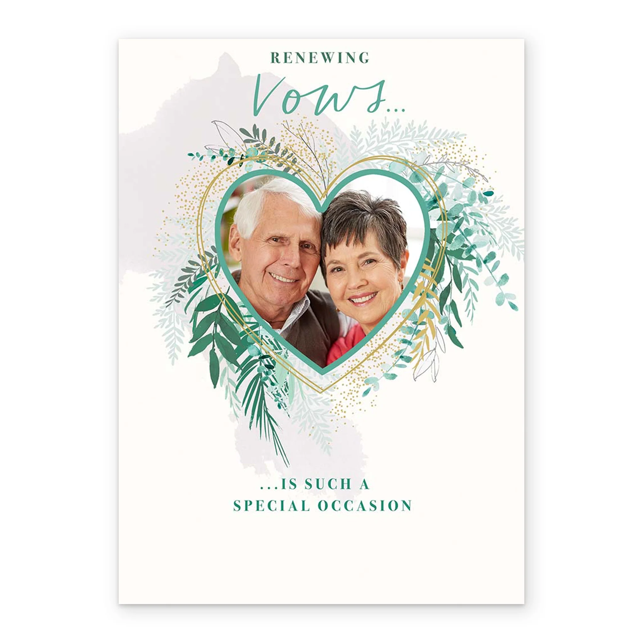 Personalised Wedding Vow Renewal Photo Card - Image 2