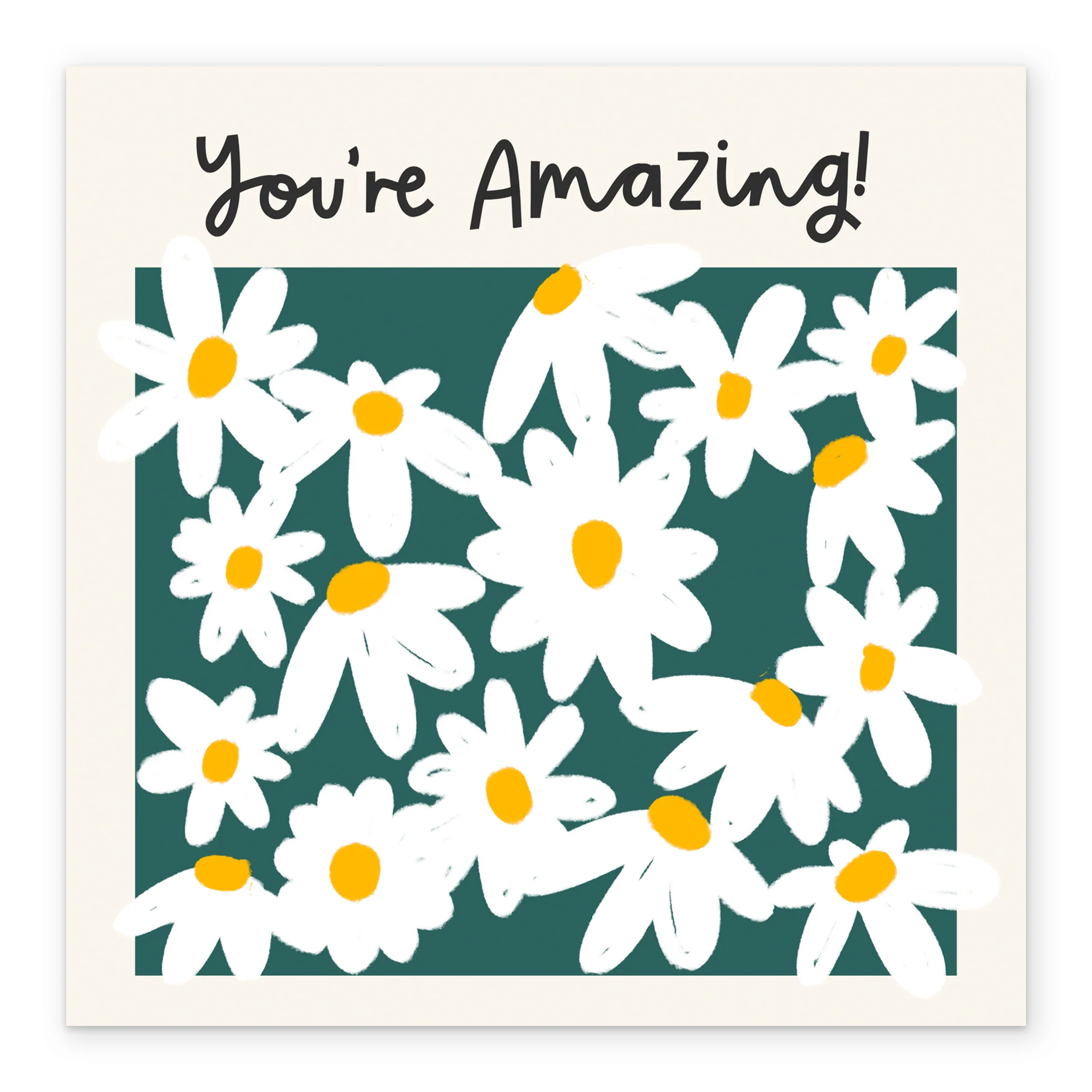 Personalised White Daisies Mother's Day Card - Image 2