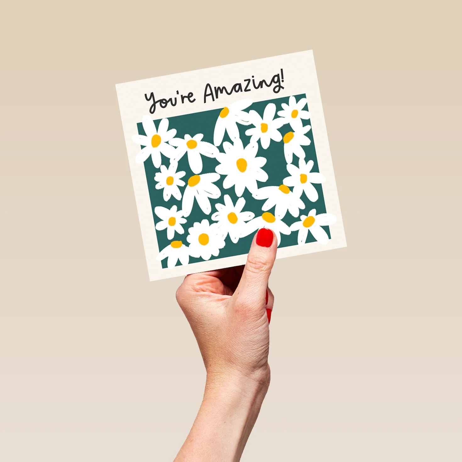 Personalised White Daisies Mother's Day Card - Image 5