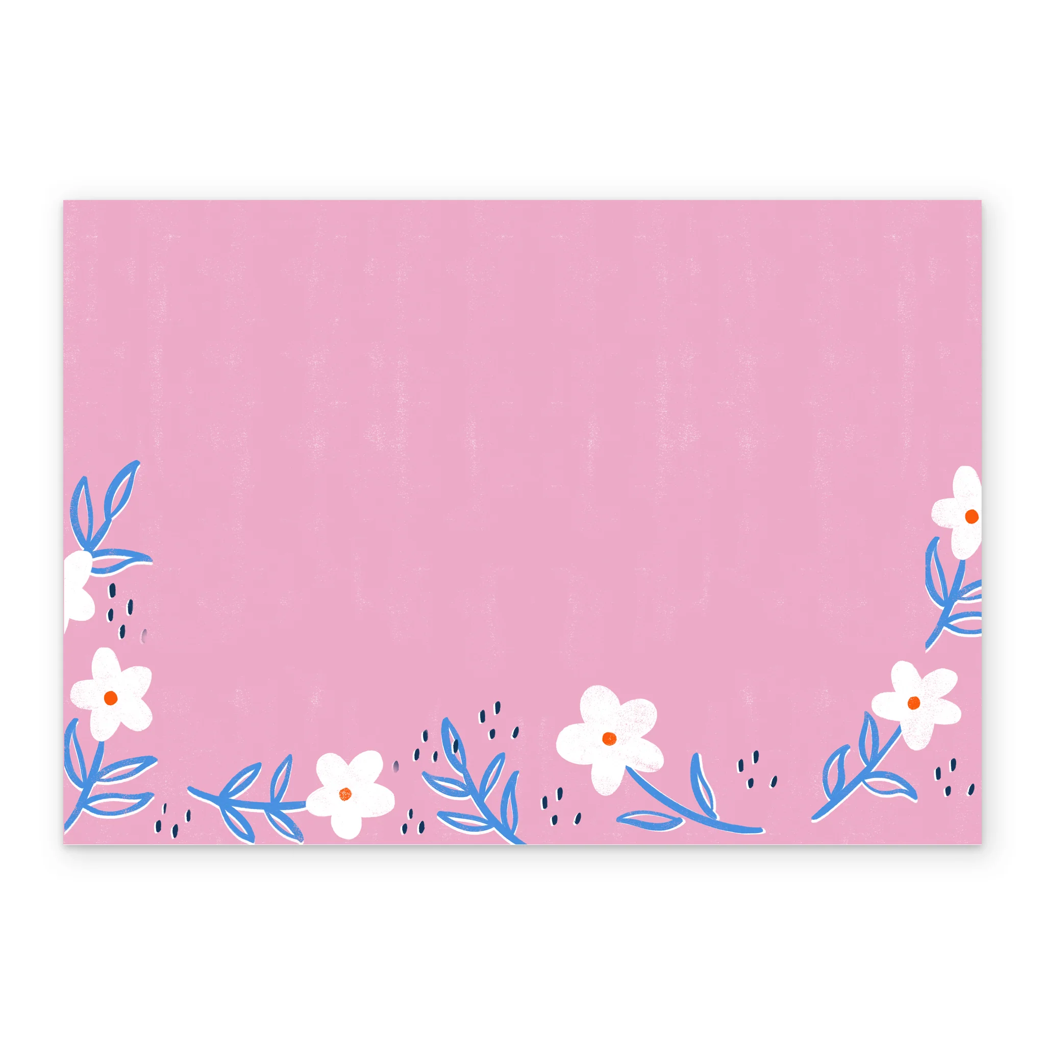 Personalised White Flowers Photo Upload Birthday Card - Image 3