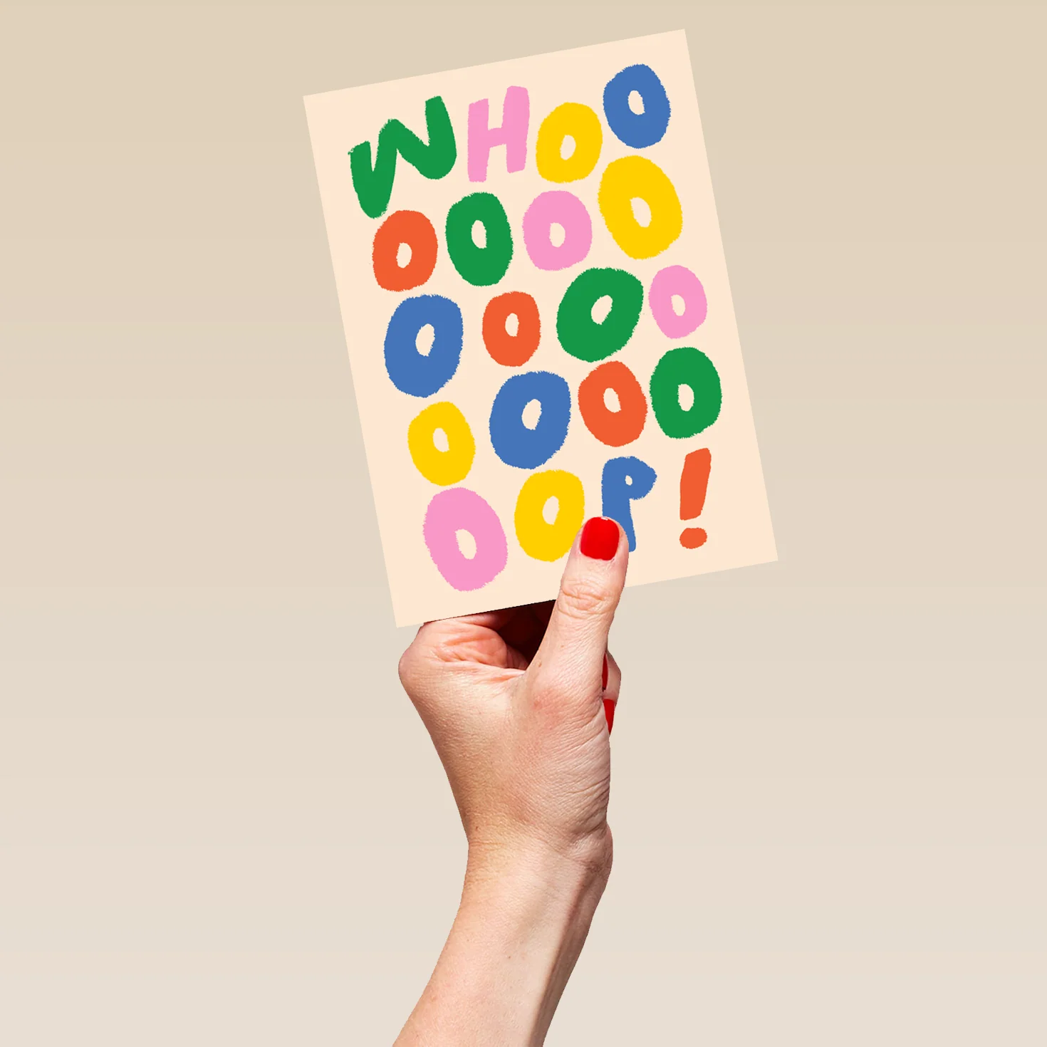 Personalised 'Whoooooooooooop!' Congratulations Card - Image 5