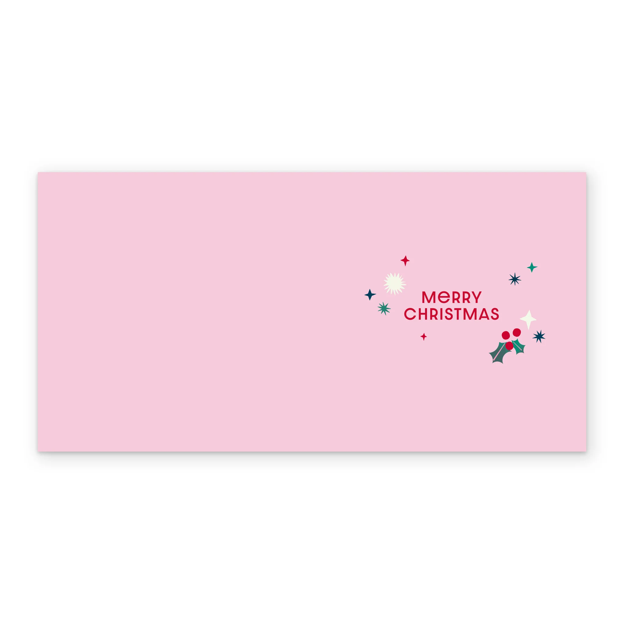 Personalised Wife Contemporary Text Let's Get Festive Christmas Card - Image 3