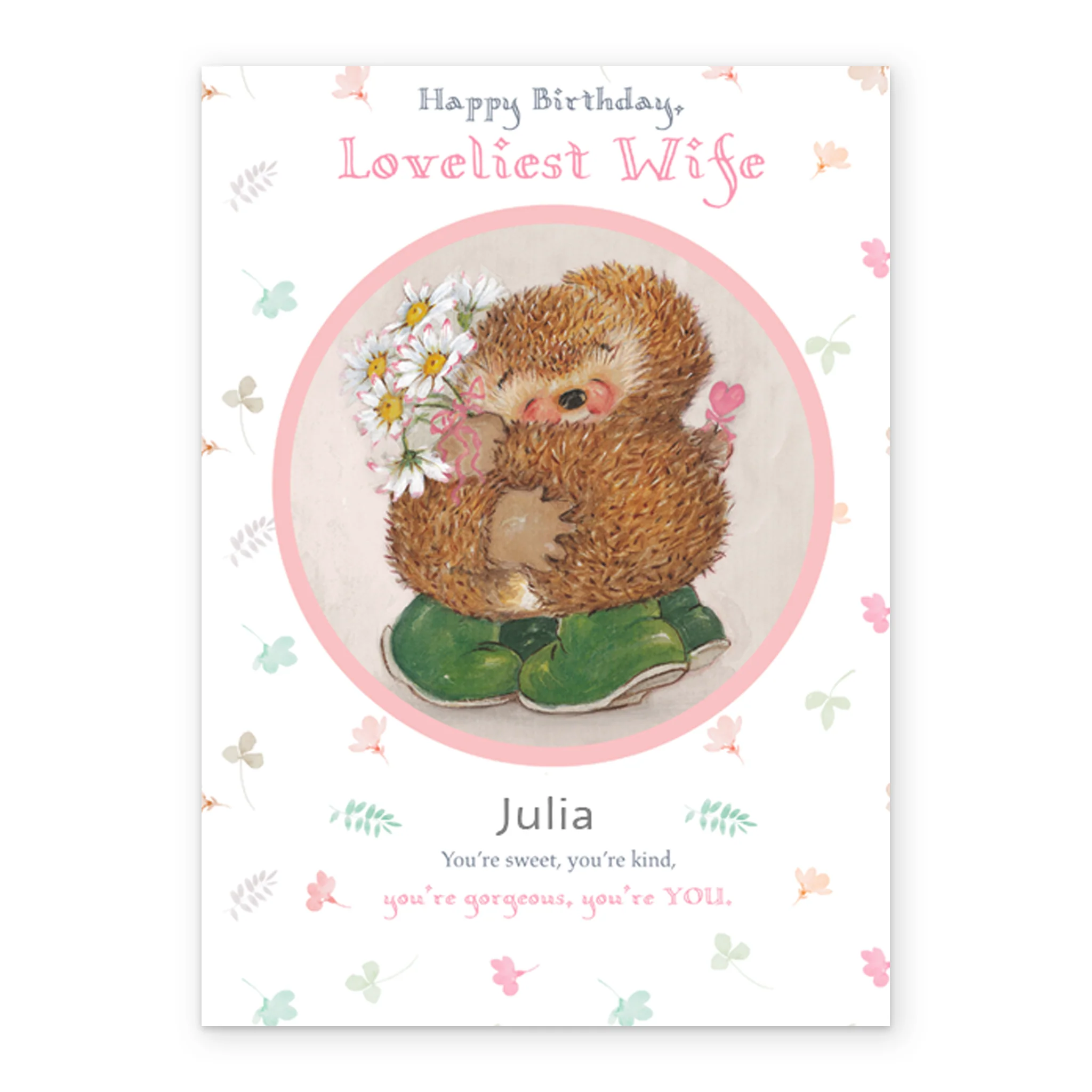 Personalised Wife Cute Country Companions Card - Image 2