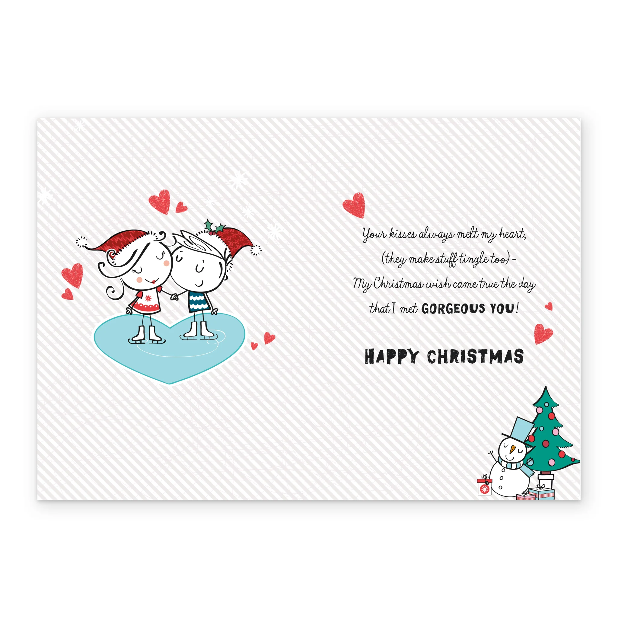 Personalised Wife Festive Poem Christmas Card - Image 3