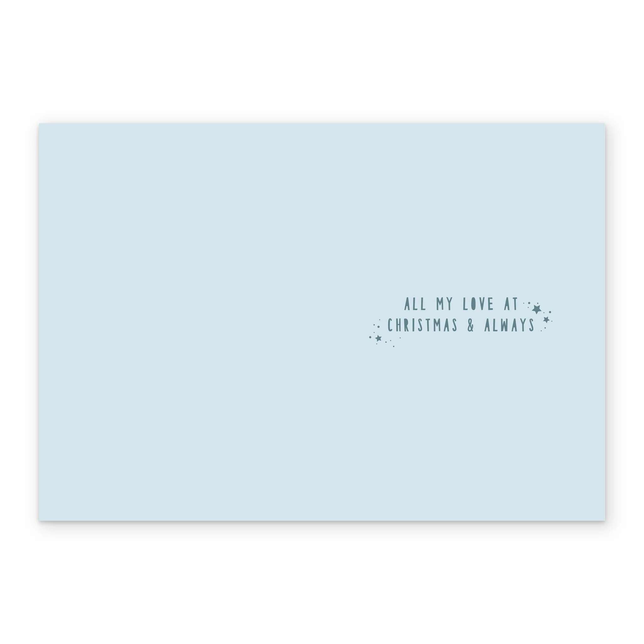 Personalised Wife Modern Owls Cuddling Tree Christmas Card - Image 3