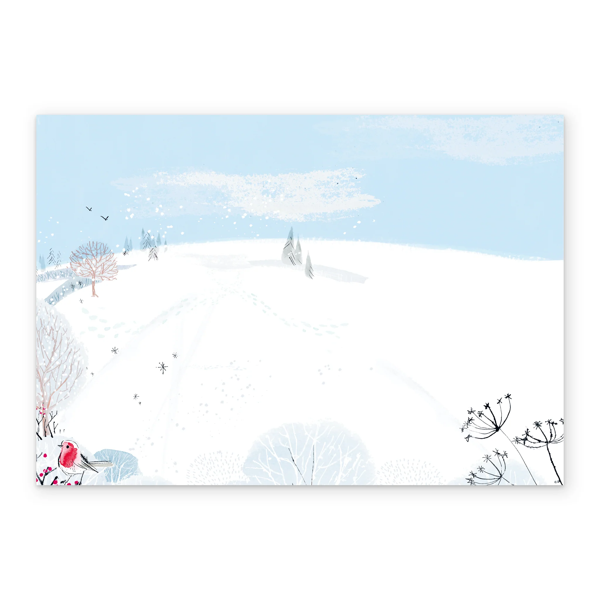 Personalised Wife Snowman Design Christmas Card - Image 3