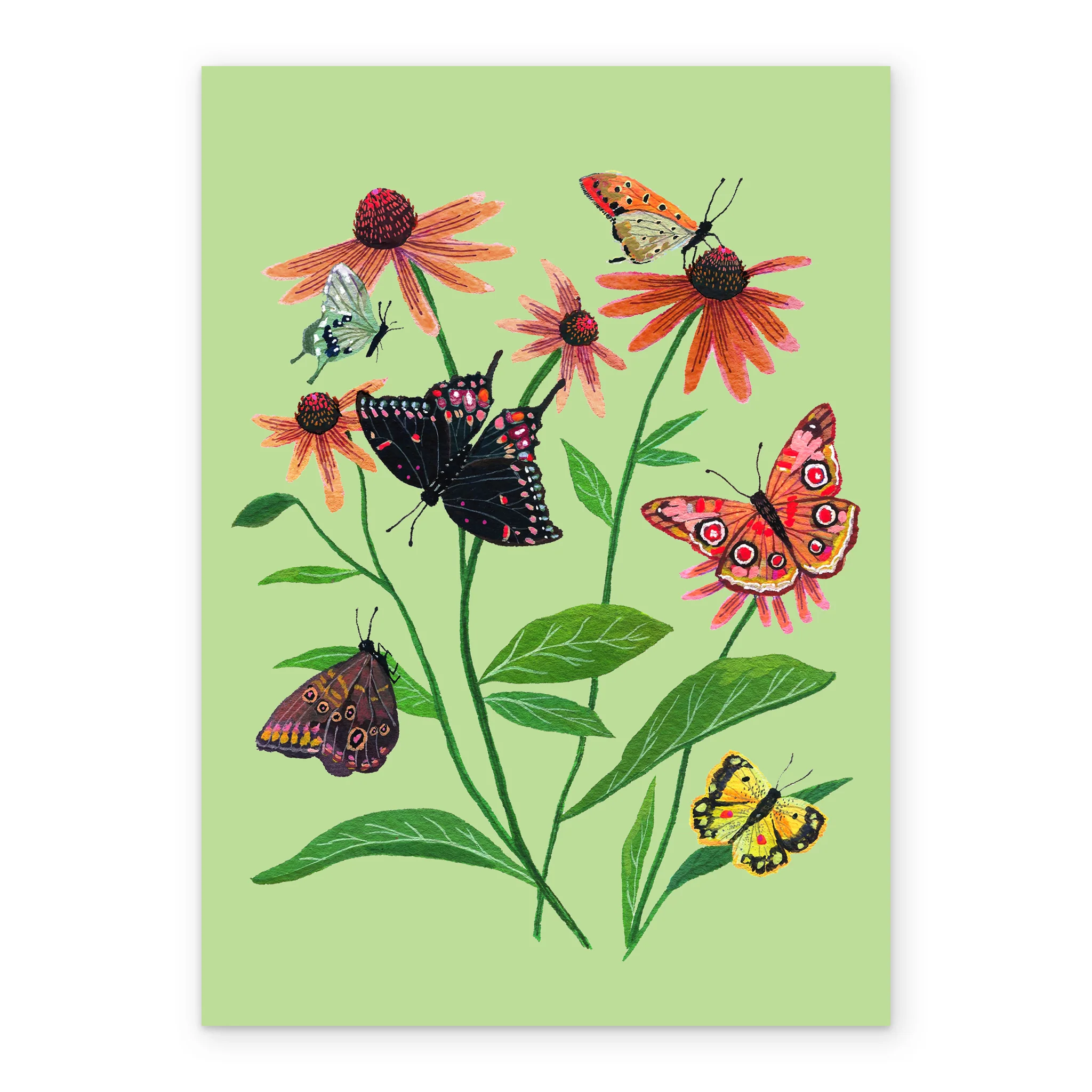 Personalised Wildflowers & Butterflies Mother's Day Card - Image 2