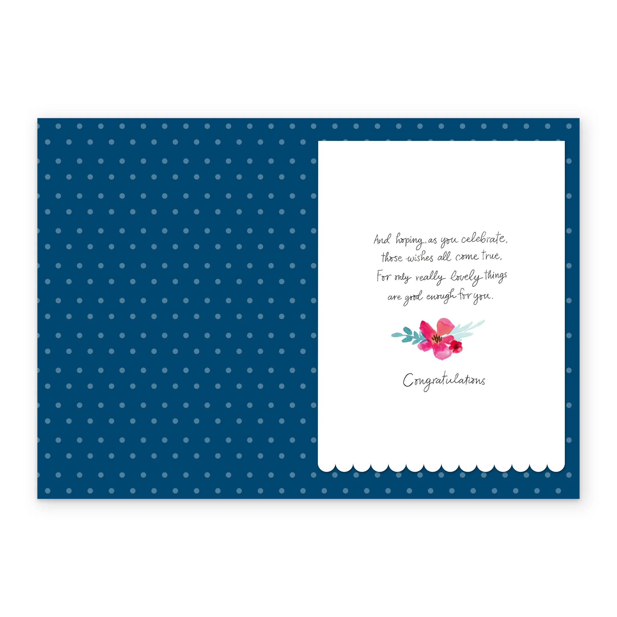 Personalised Willow Bouquet 21st Birthday Card - Image 3