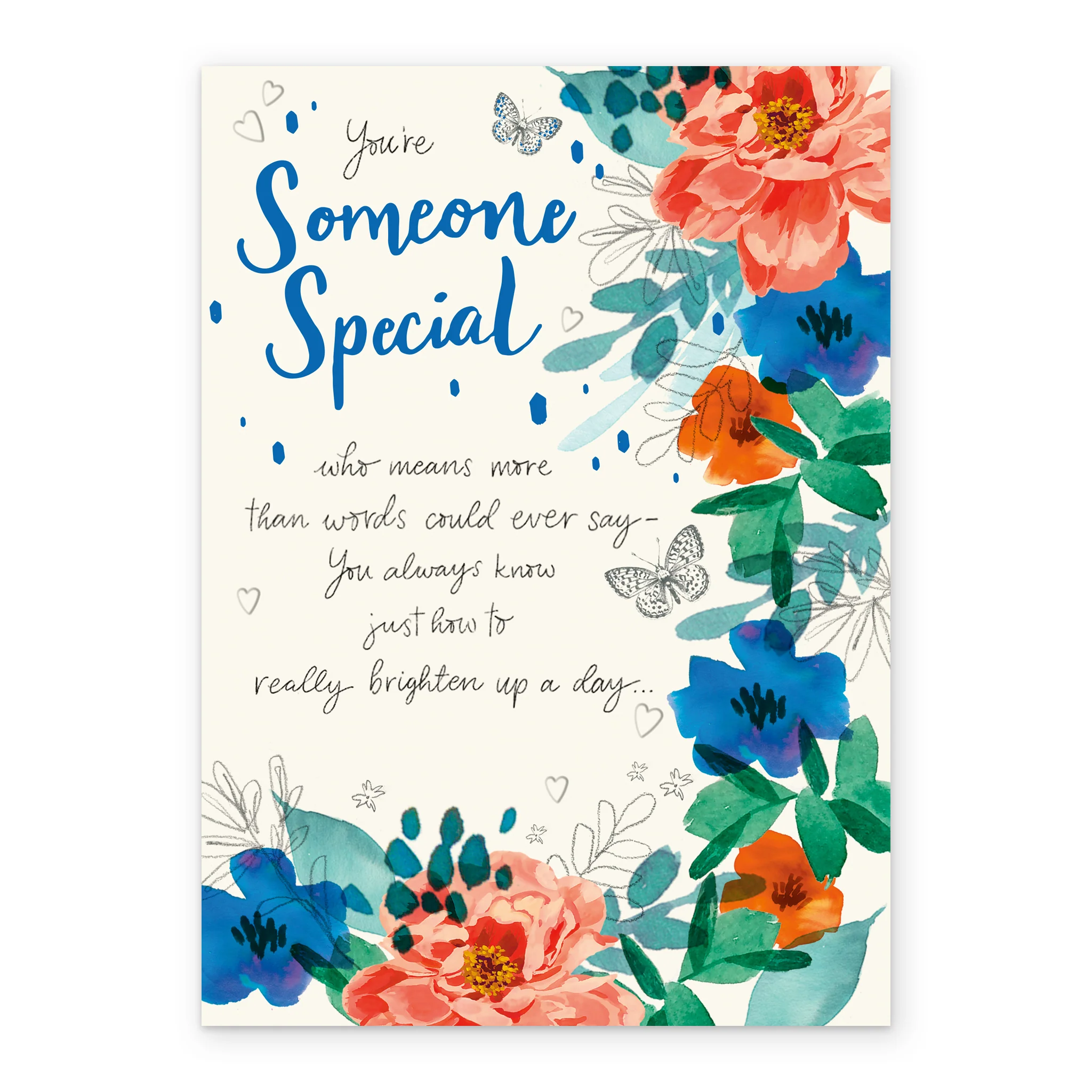 Personalised Willow Bouquet Birthday Card for Someone Special - Image 2