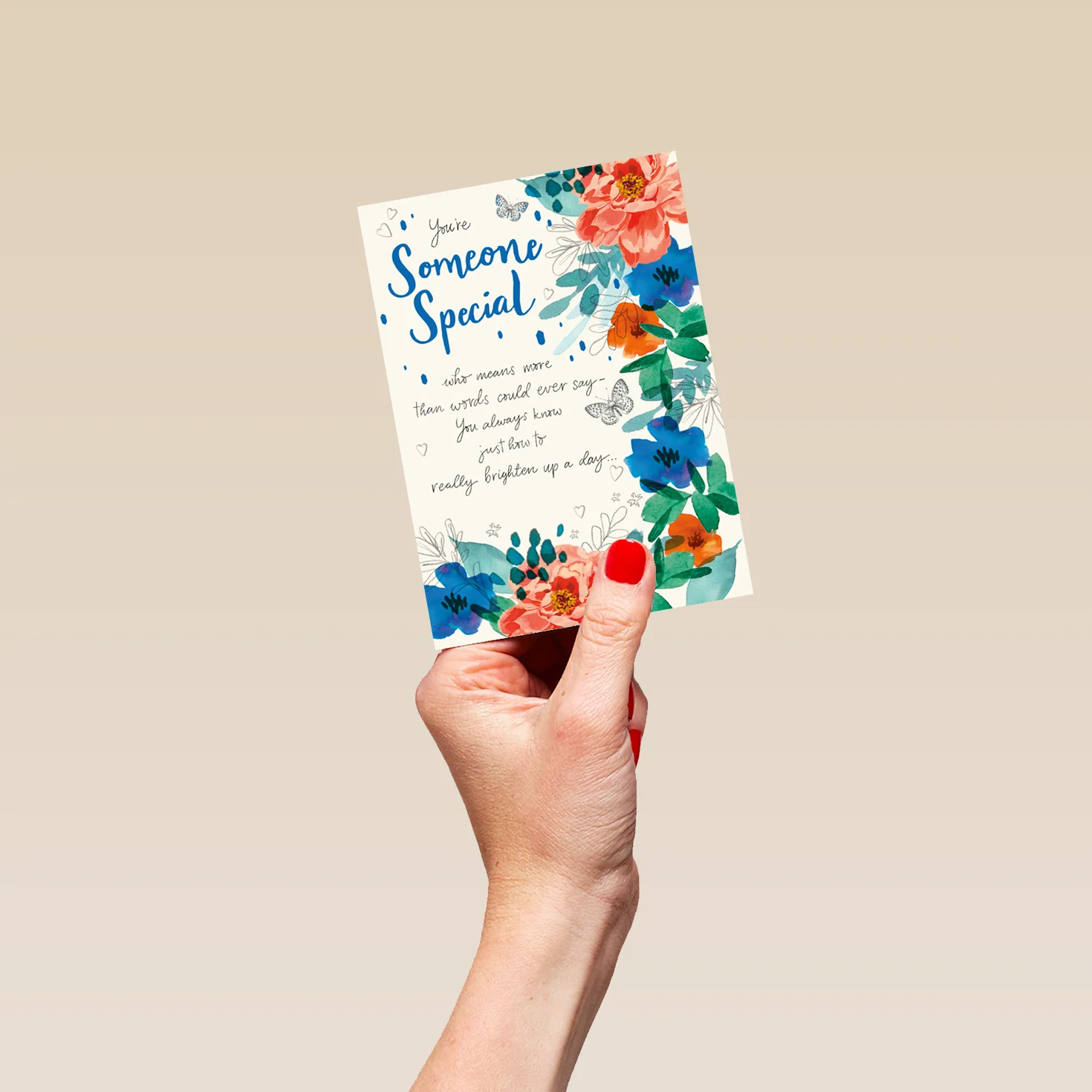 Personalised Willow Bouquet Birthday Card for Someone Special - Image 4