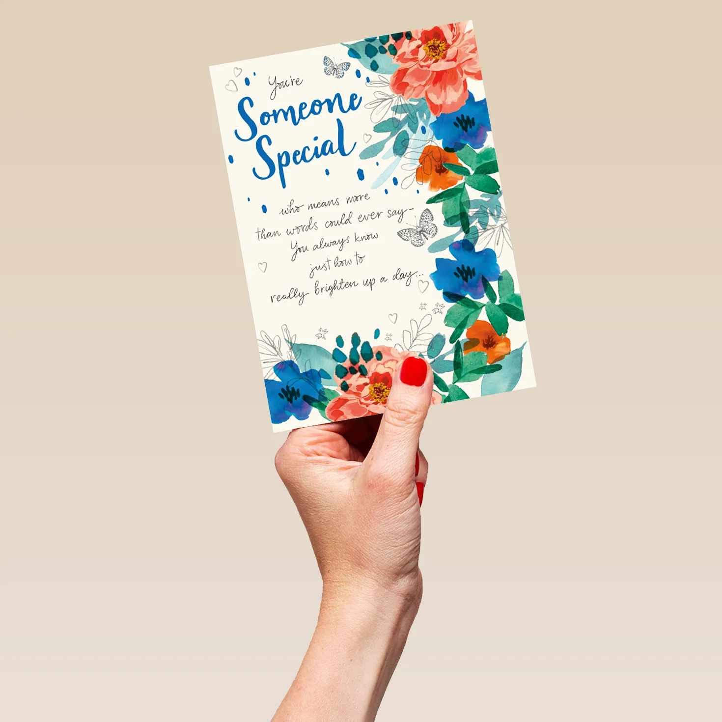 Personalised Willow Bouquet Birthday Card for Someone Special - Image 5