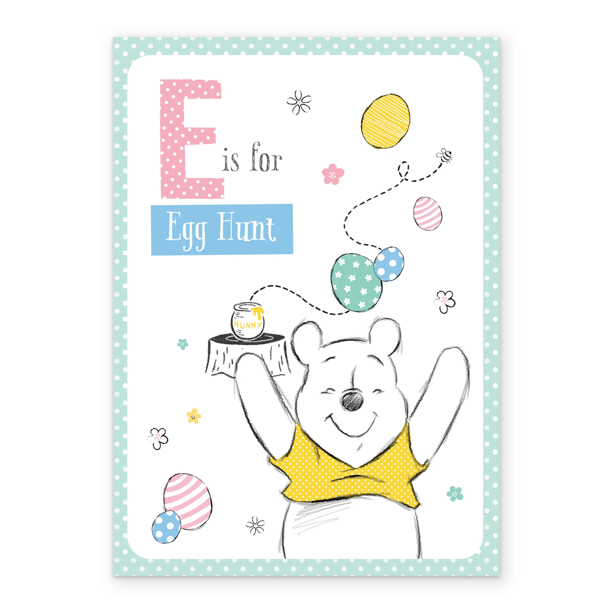 Personalised Winnie The Pooh Eggs Easter Card - Image 2