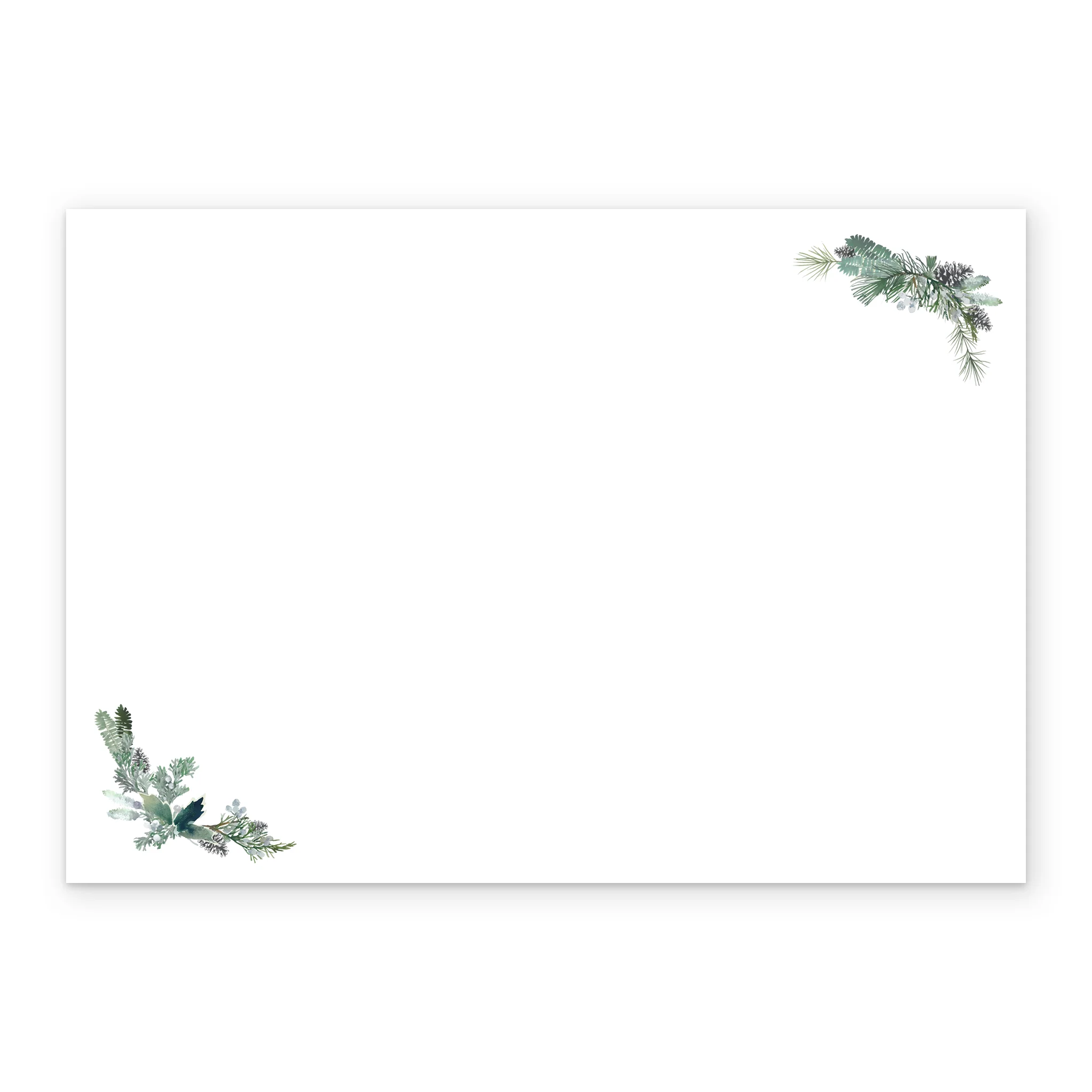 Personalised Winter Nature Traditional Christmas Card - Image 3