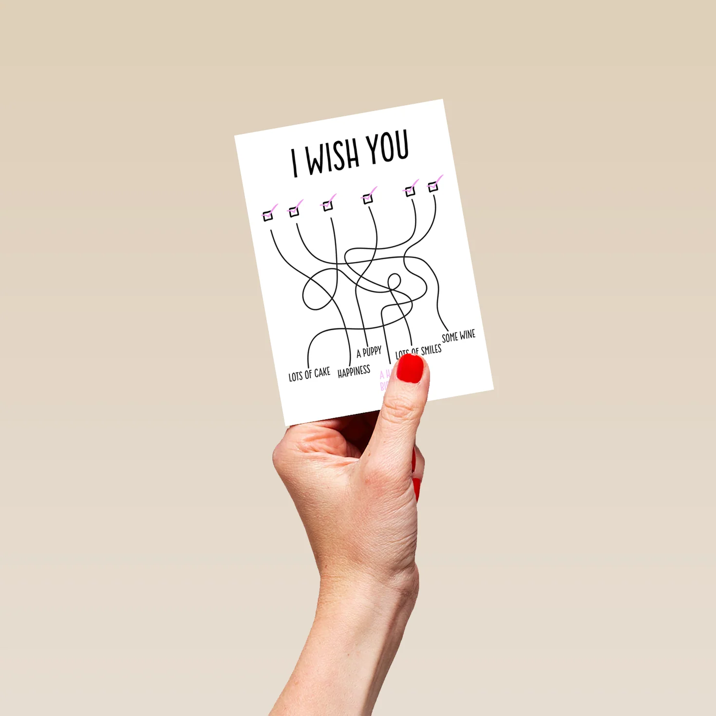 Personalised Wish You A Happy Birthday Card - Image 4