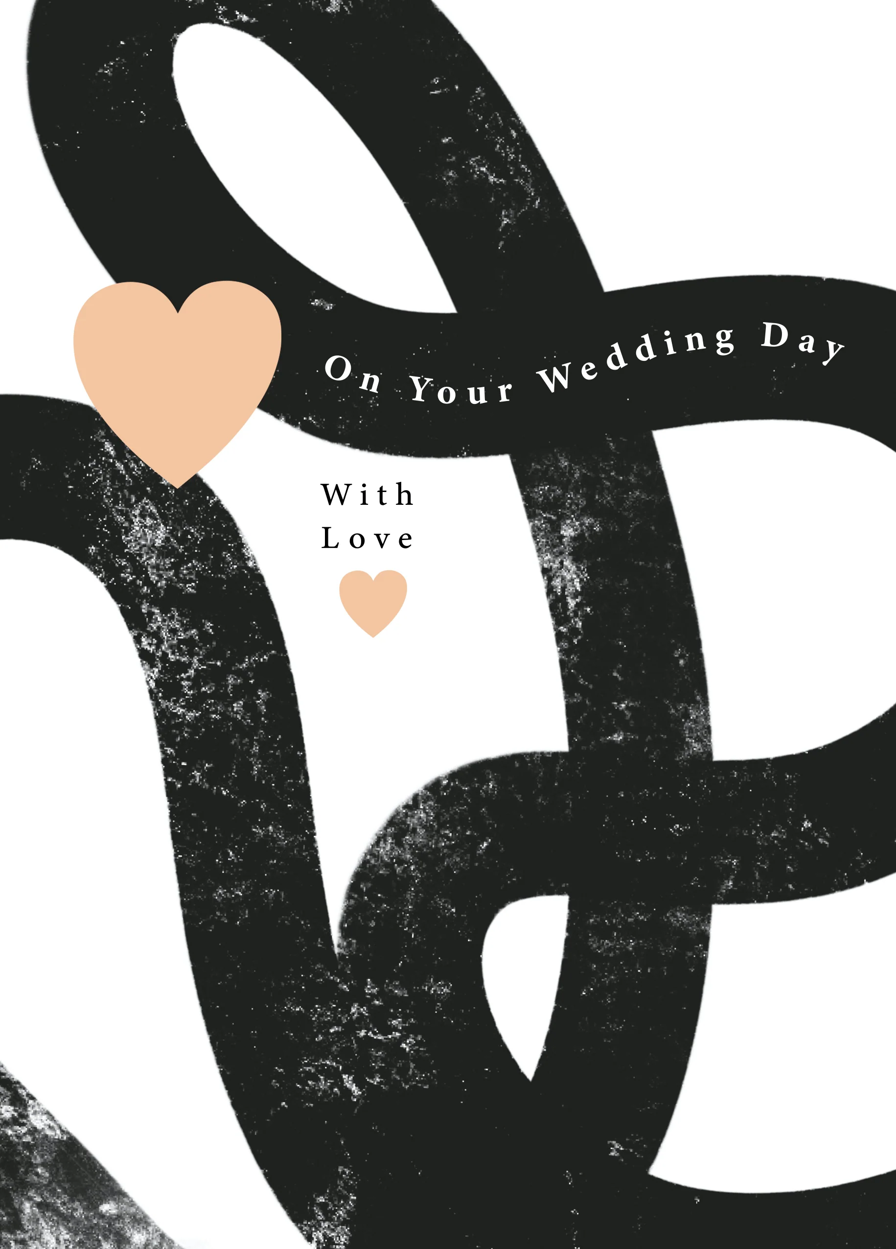 Personalised With Love on Your Wedding Day Card