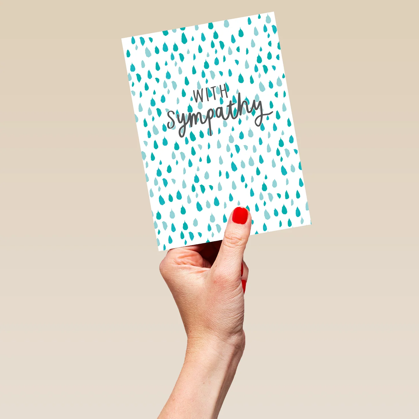 Personalised With Sympathy Card - Image 5
