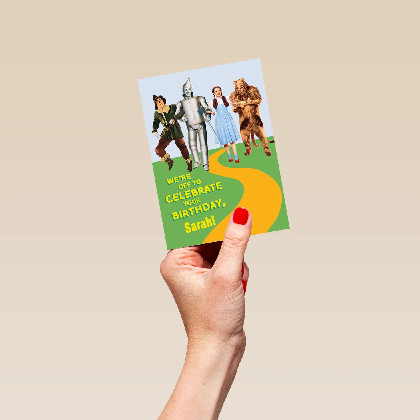 Personalised Wizard of Oz Movie Birthday Card - Image 4