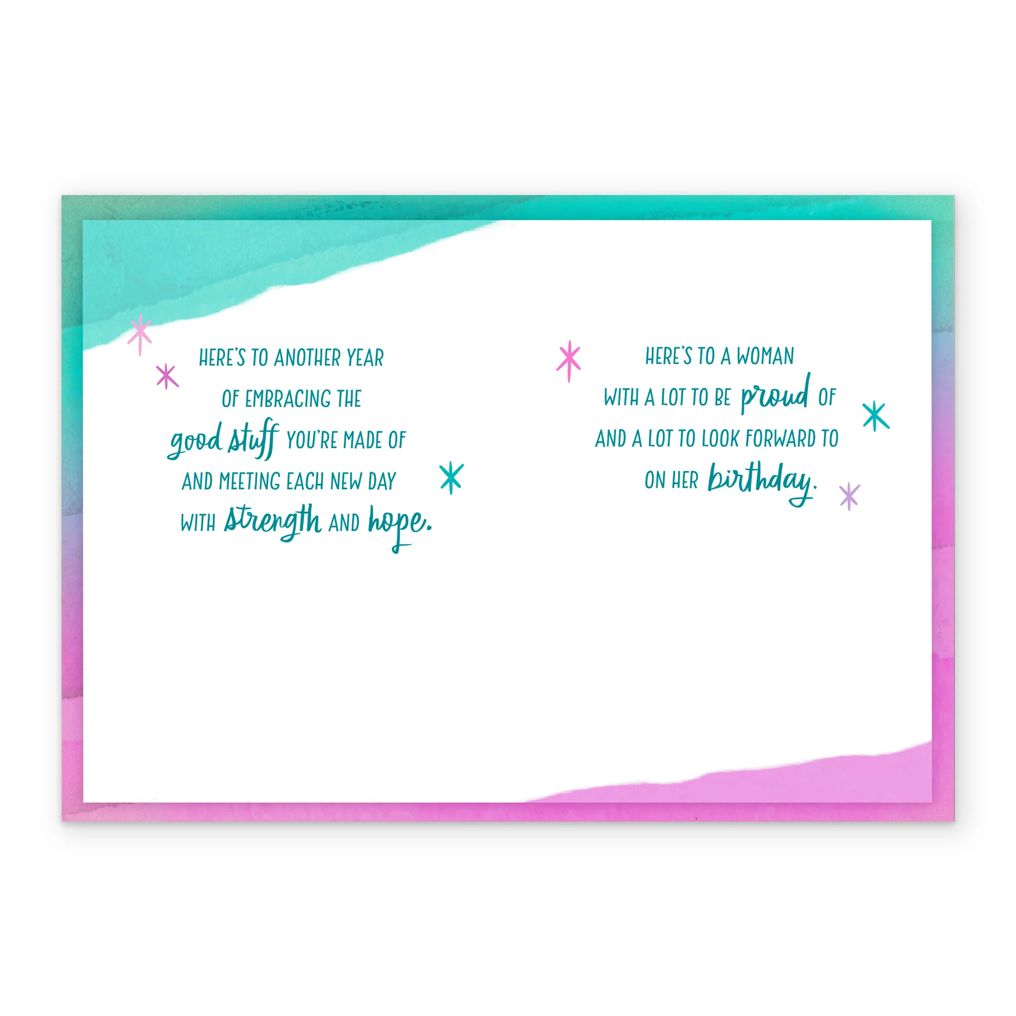 Personalised Women Contemporary Encouragement Card - Image 3