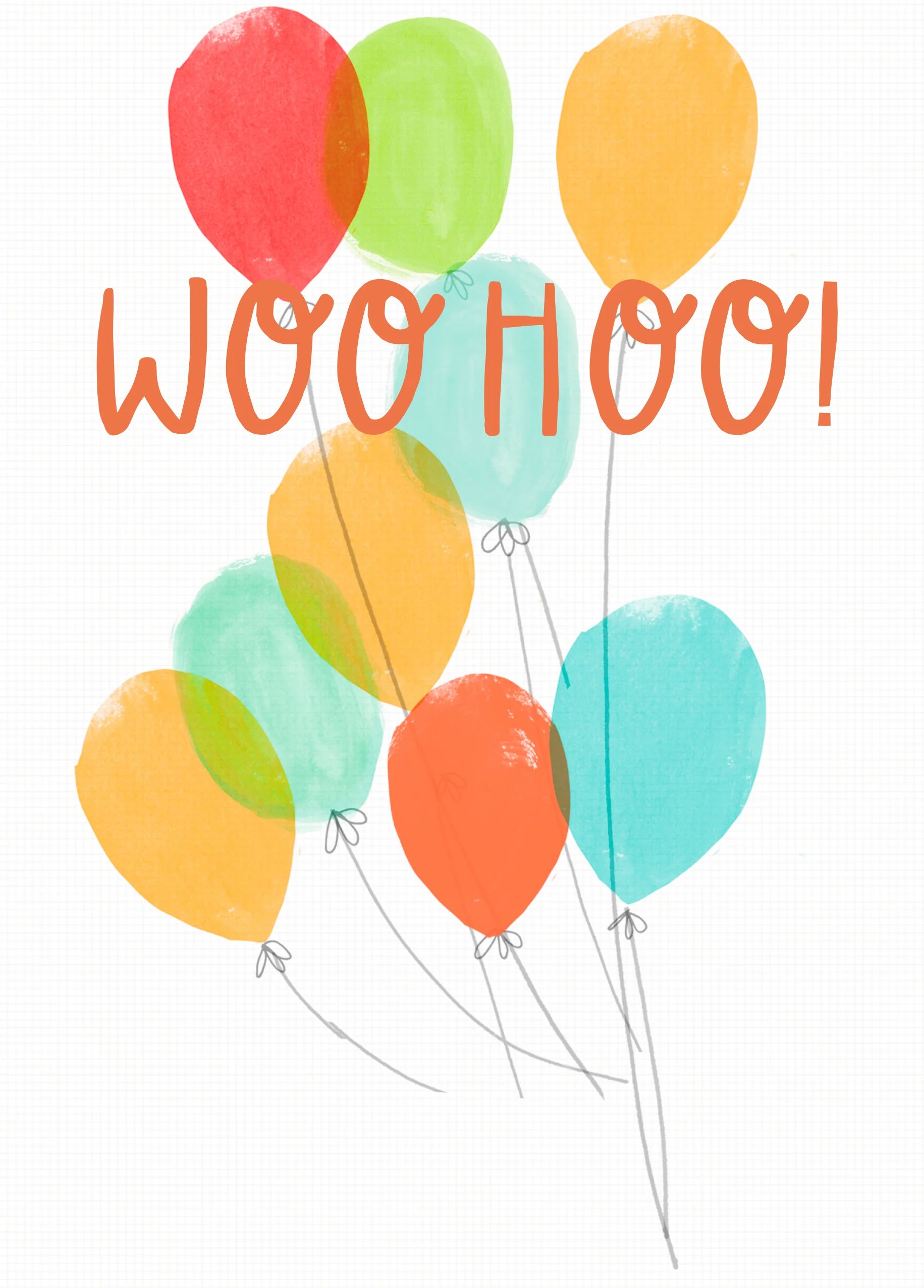 Personalised Woo Hoo Card