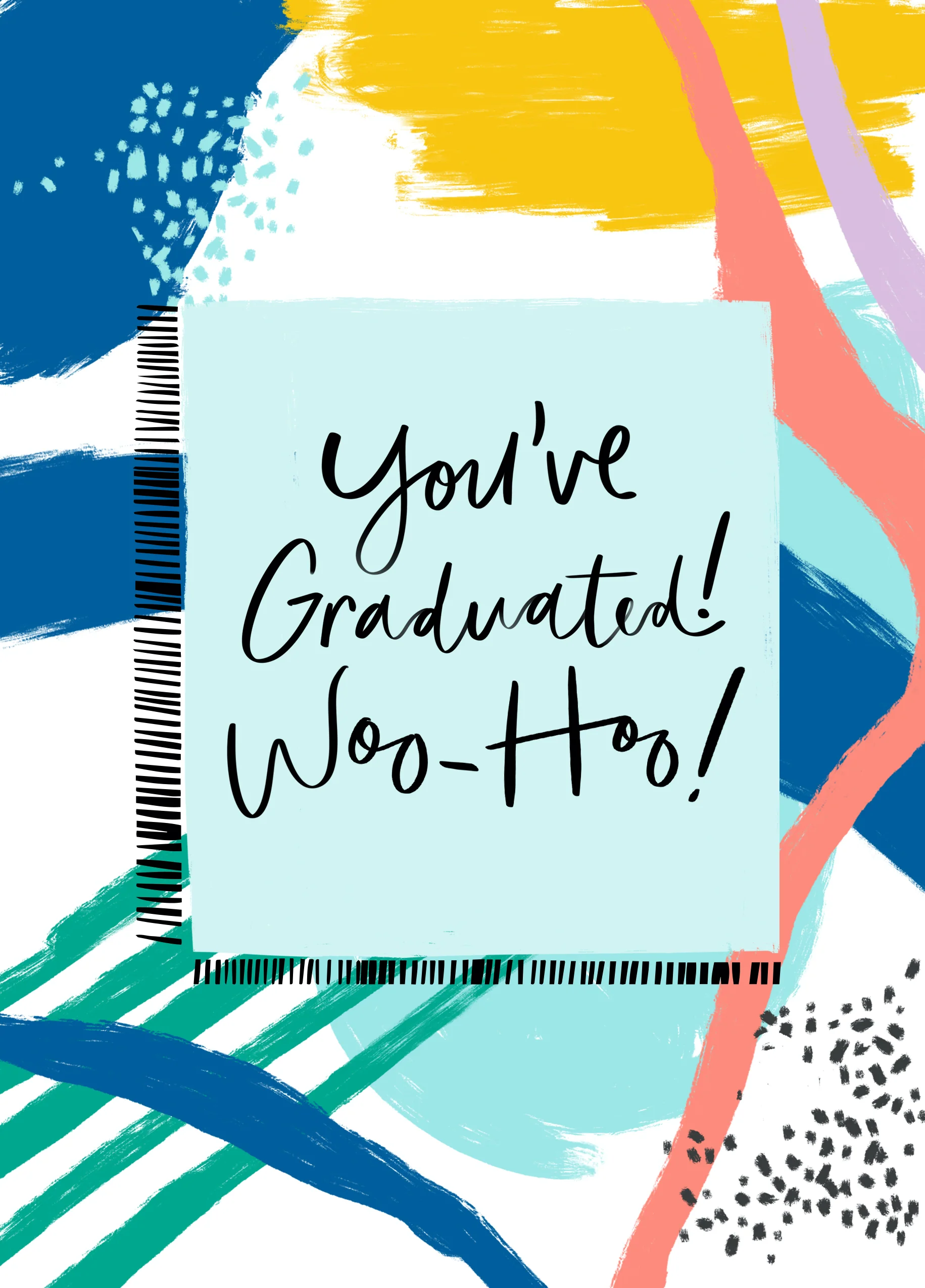 Personalised Woo Hoo Graduation Card
