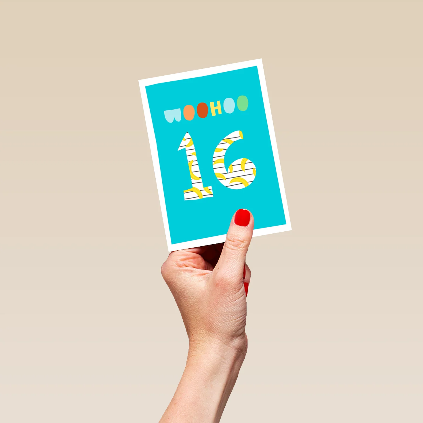 Personalised Woohoo You're 16 Card For Boys - Image 4