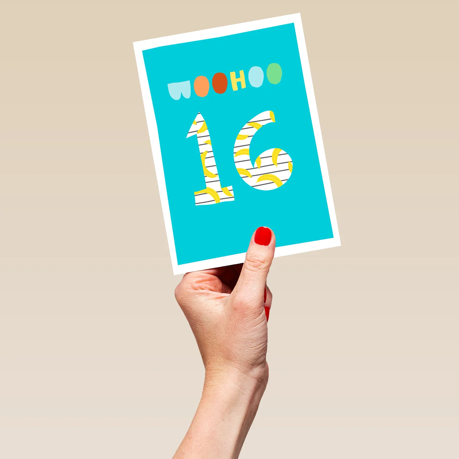 Personalised Woohoo You're 16 Card For Boys - Image 5