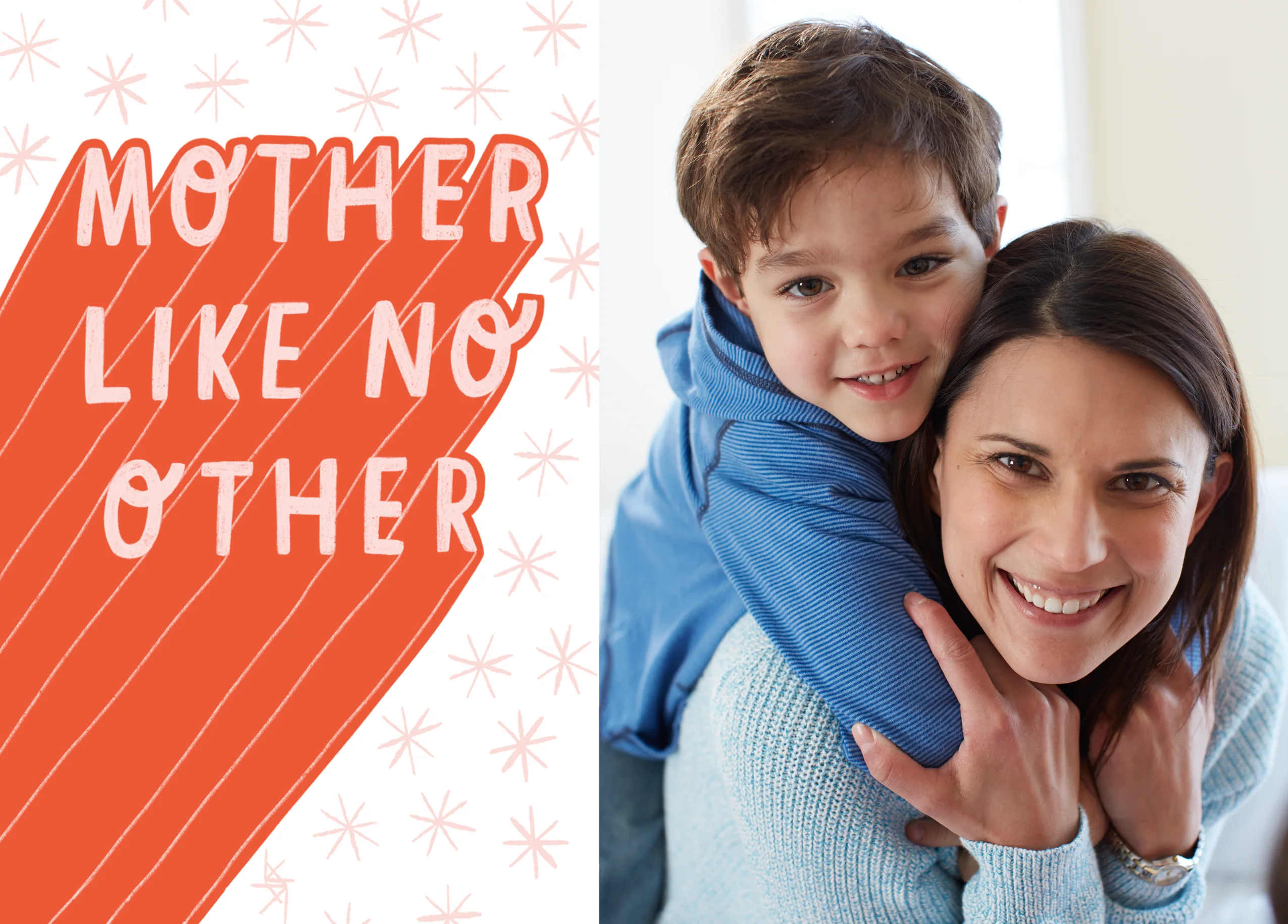 Personalised Work Art Photo Upload Mother's Day Card
