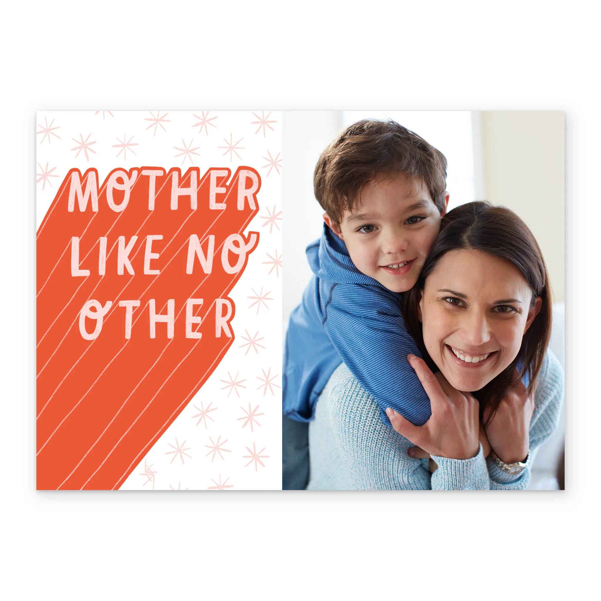 Personalised Work Art Photo Upload Mother's Day Card - Image 2