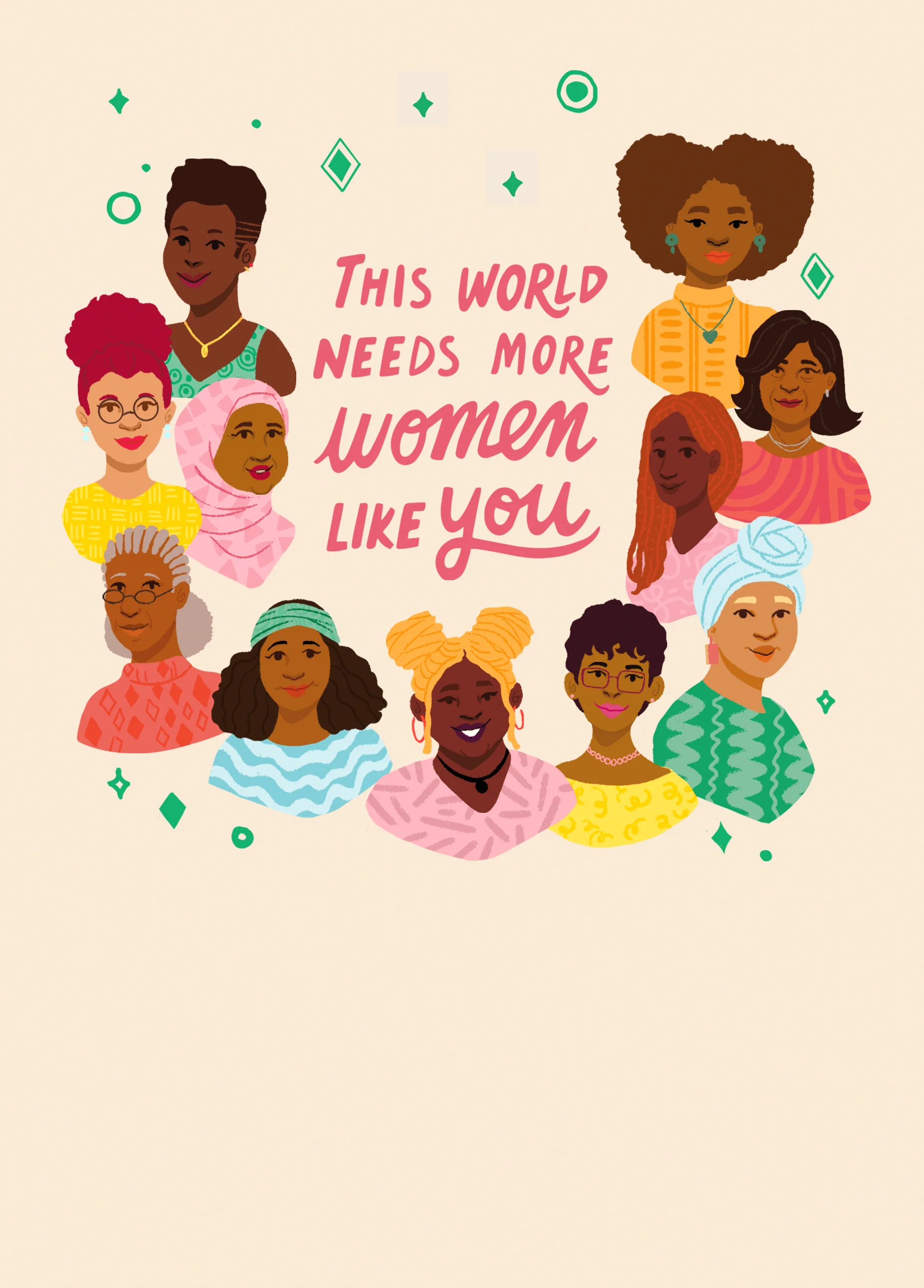 Personalised World Needs More Women Like You Mother's Day Card