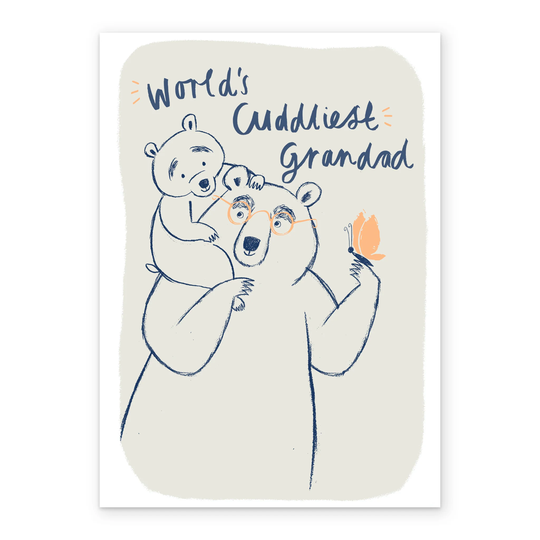 Personalised World's Cuddliest Grandad Father's Day Card - Image 2