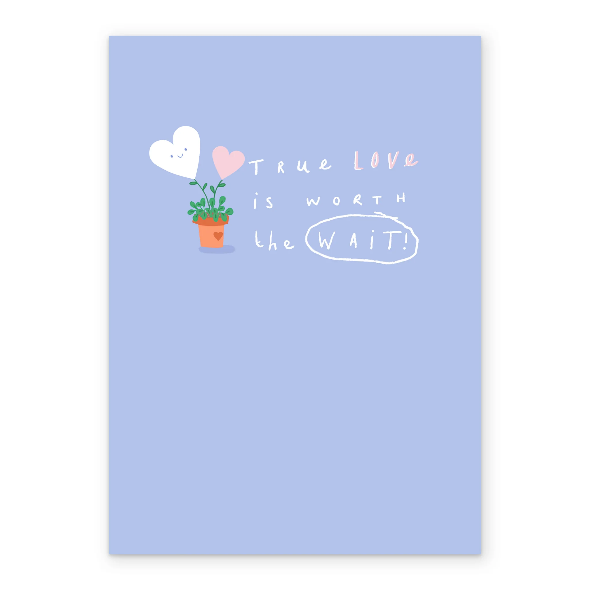 Personalised Worth The Wait Wedding Card - Image 2