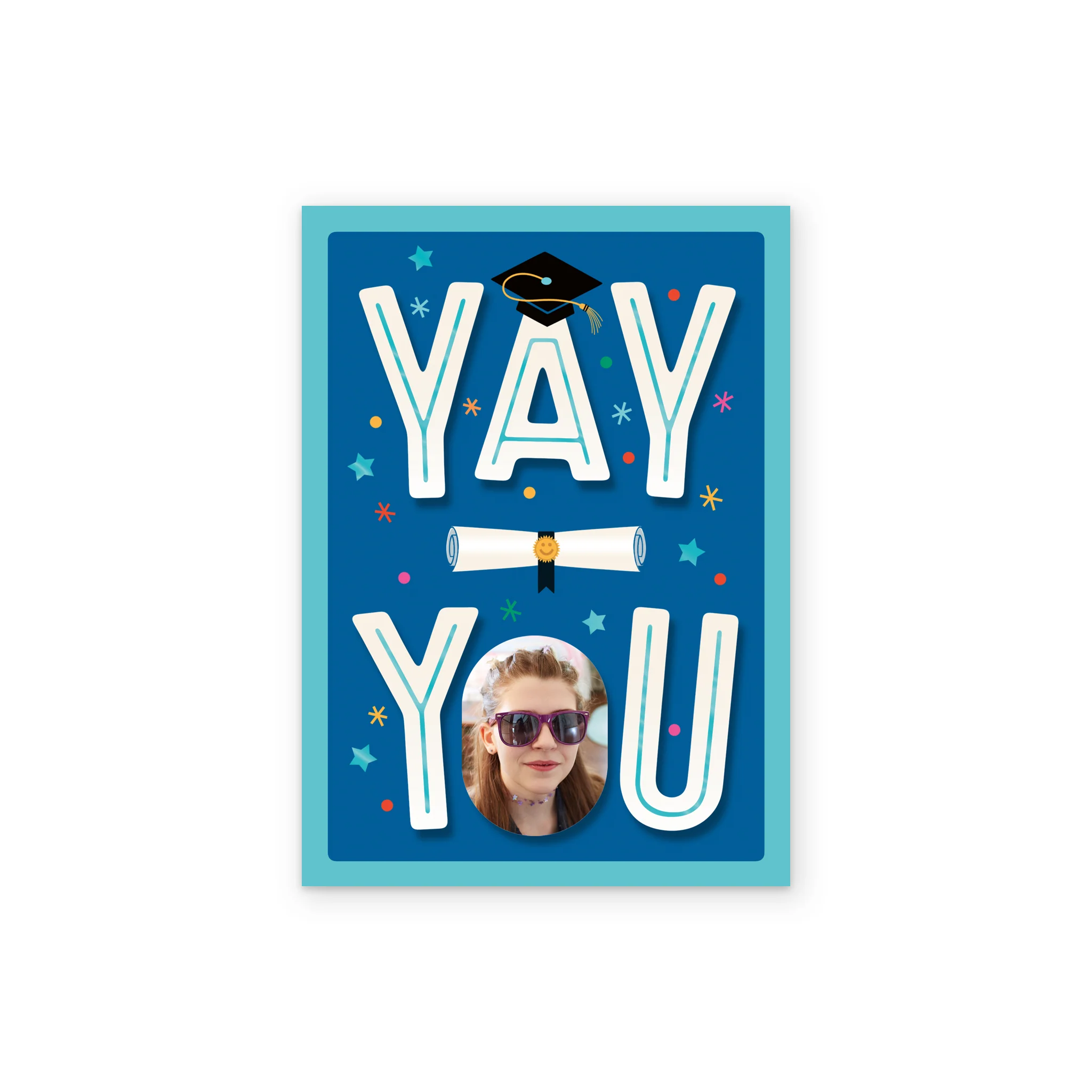 Personalised 'Yay You' Photo Upload Graduation Card - Image 2
