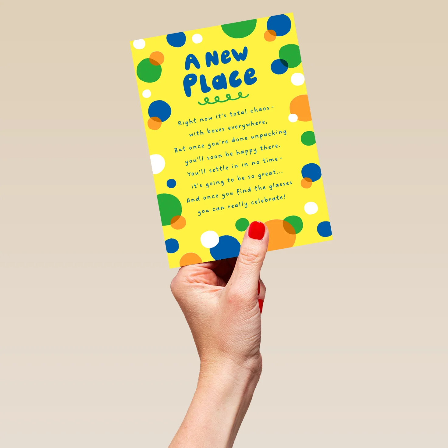 Personalised Yellow Heartfelt New Home Card - Image 5