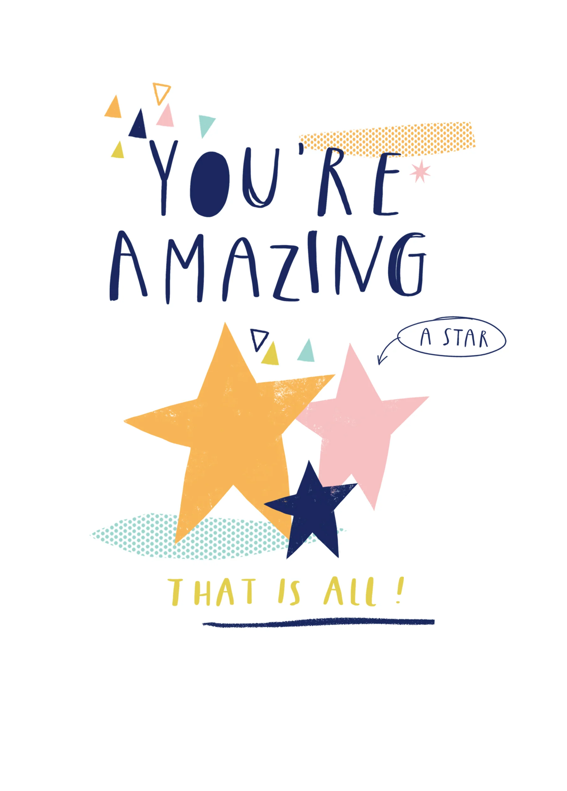 Personalised You Are Amazing Birthday Card
