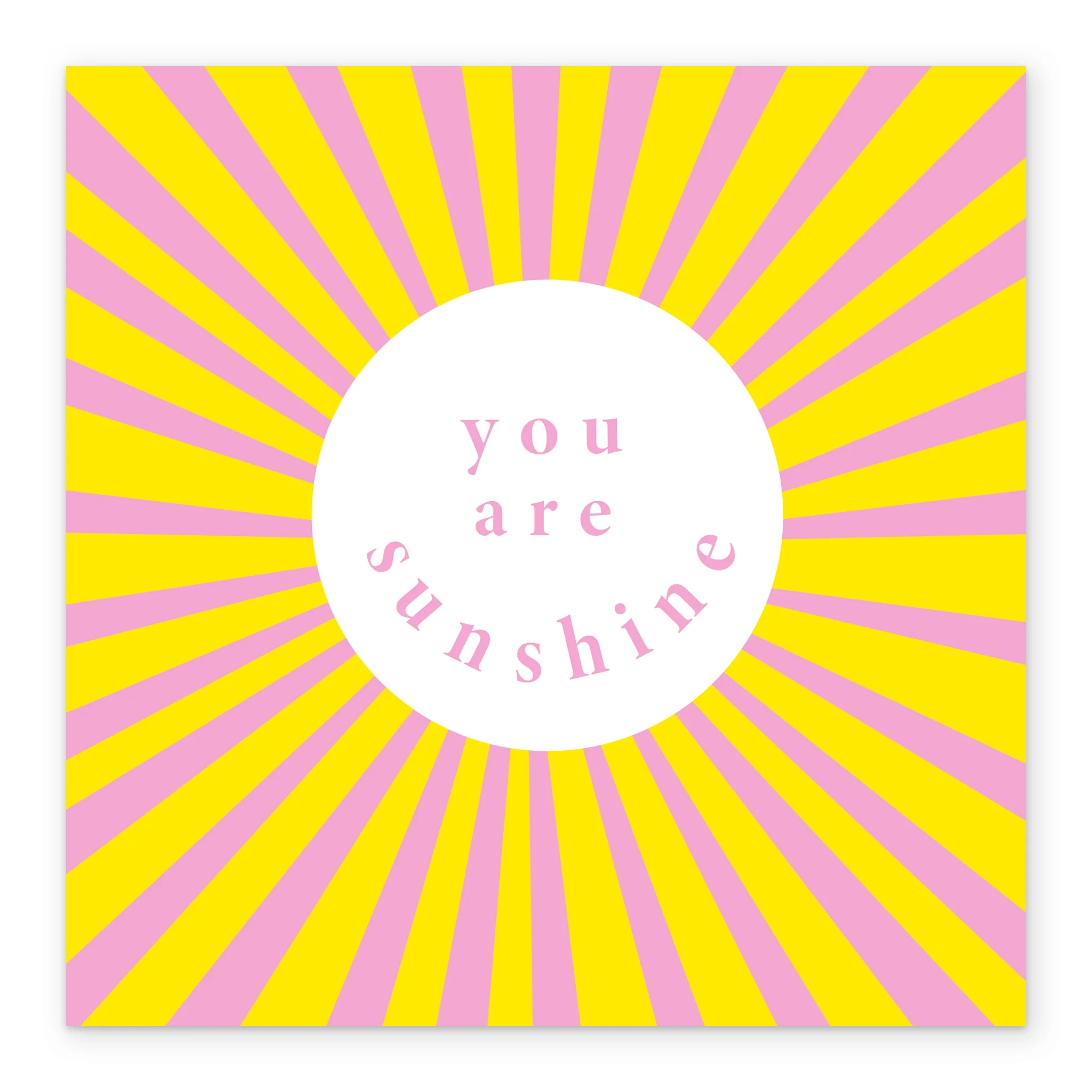Personalised 'You Are Sunshine' Just to Say Card - Image 2