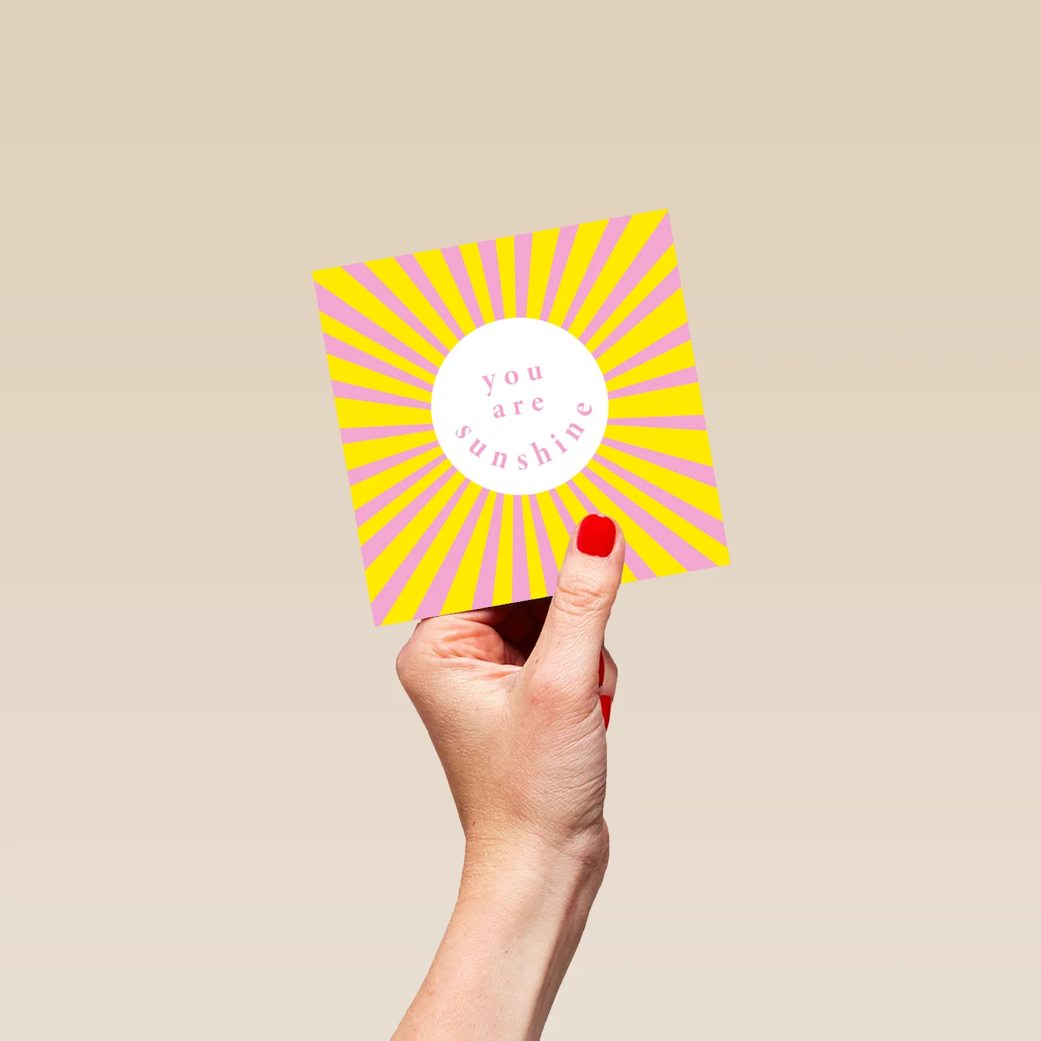 Personalised 'You Are Sunshine' Just to Say Card - Image 4