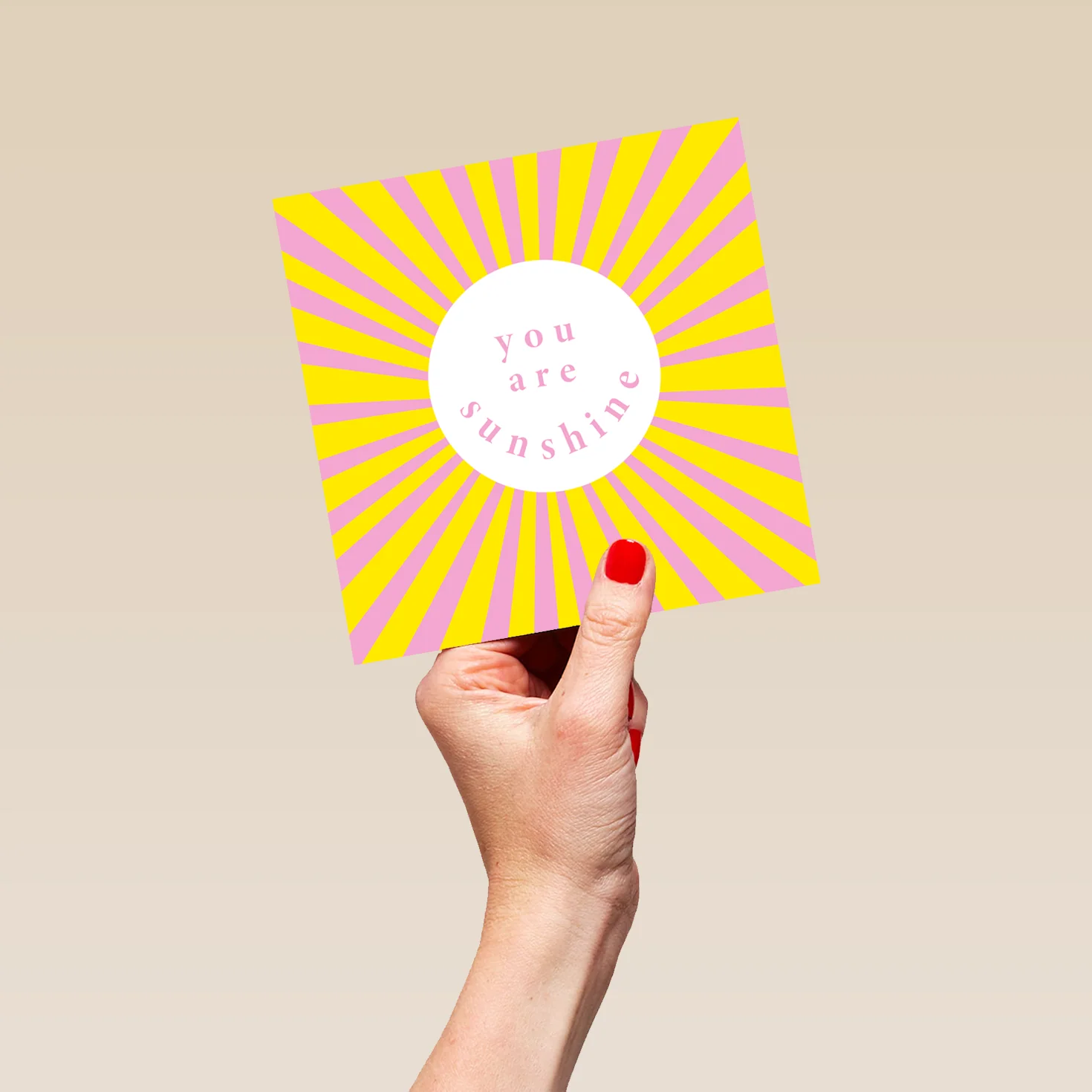 Personalised 'You Are Sunshine' Just to Say Card - Image 5
