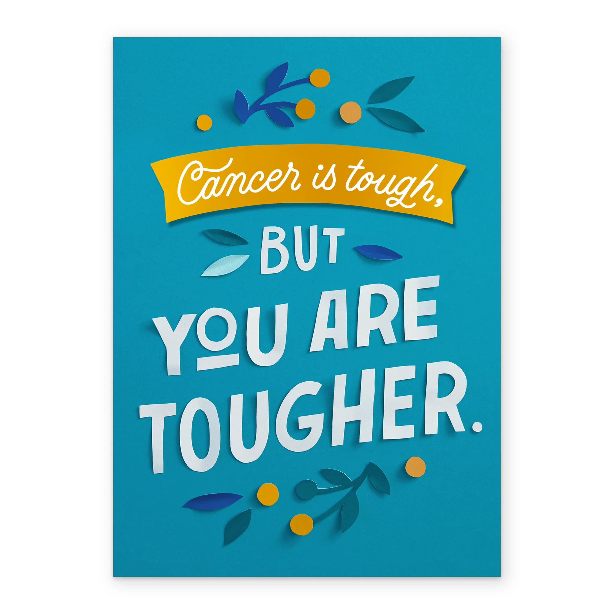 Personalised 'You Are Tougher' Thinking of You Cancer Card - Image 2