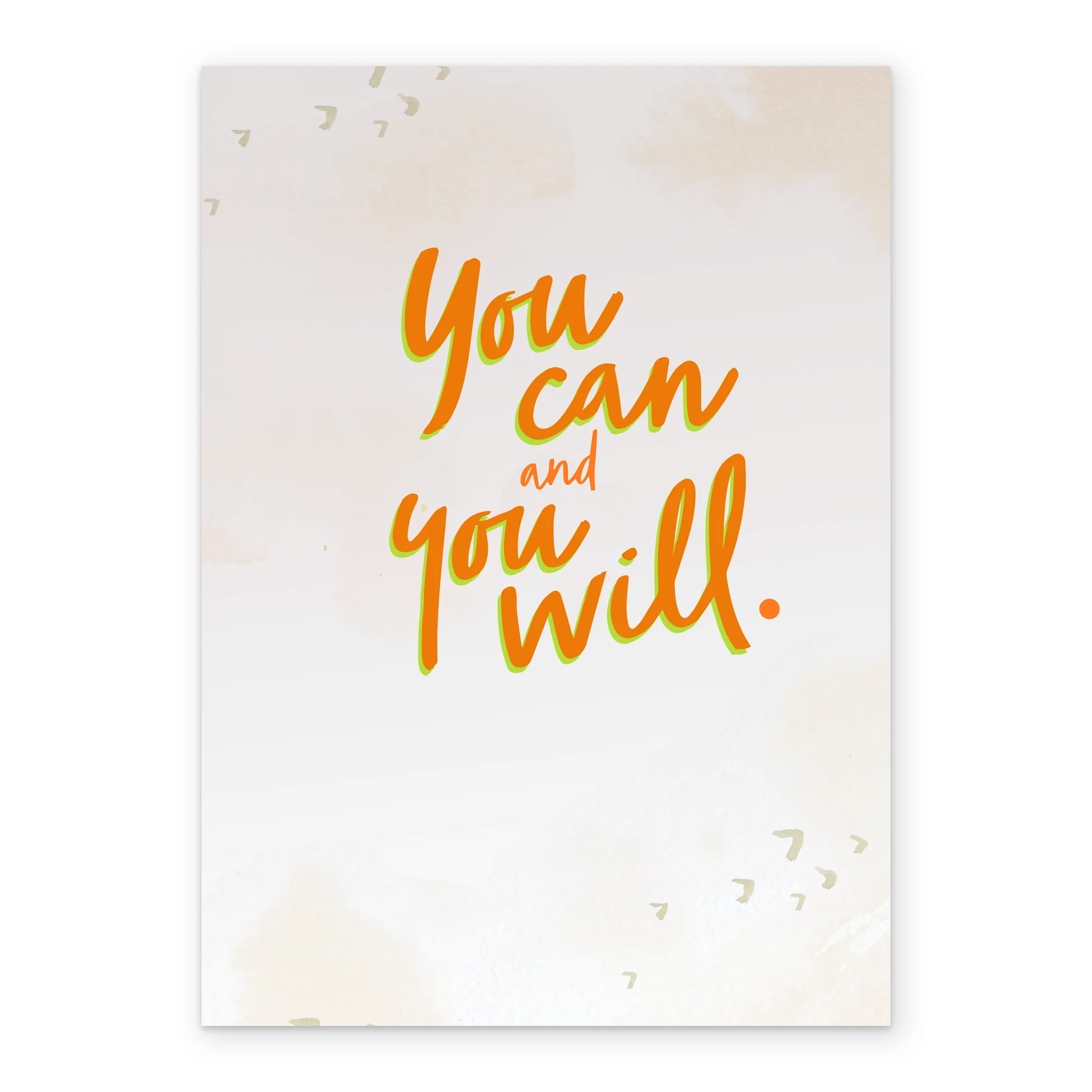 Personalised You Can and You Will Encouragement Card - Image 2