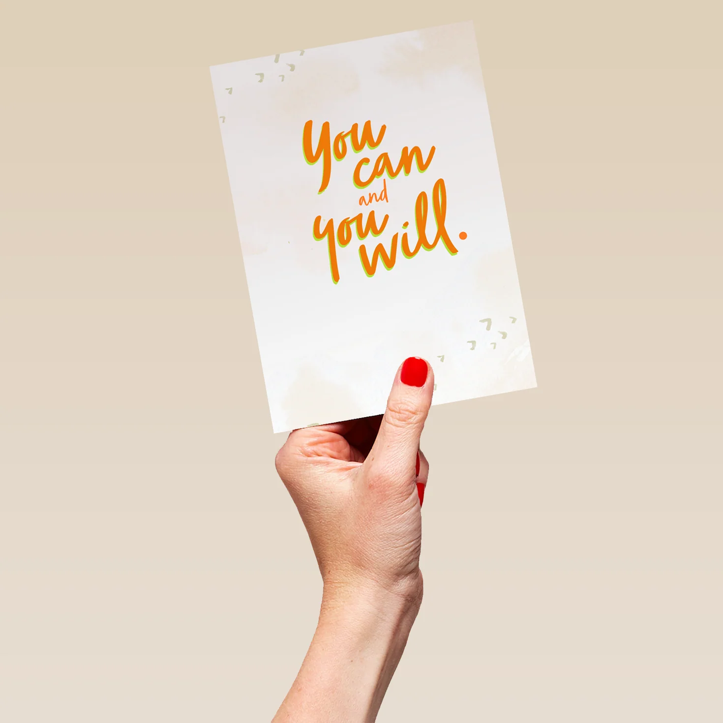 Personalised You Can and You Will Encouragement Card - Image 5