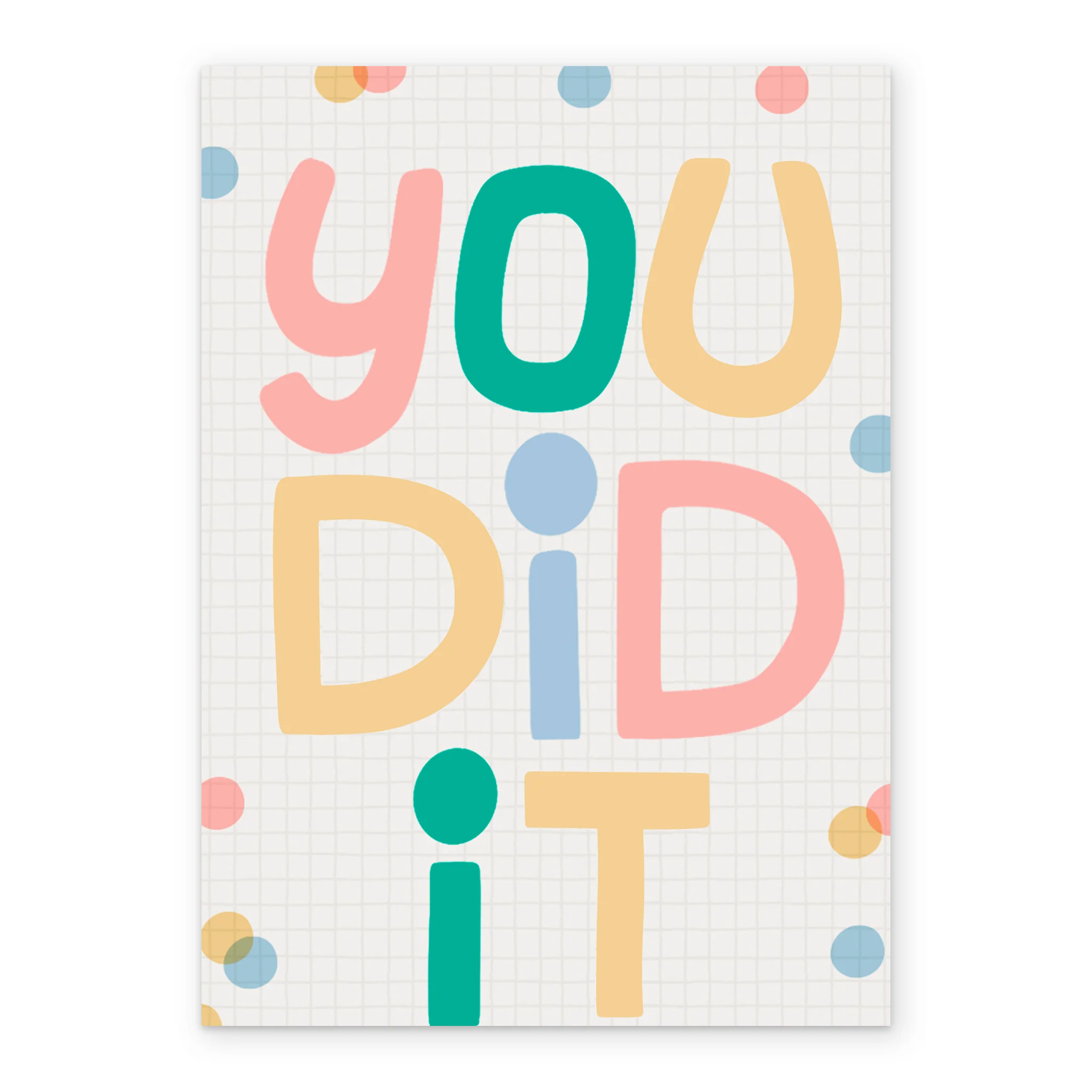 Personalised You Did It! Congratulations Card - Image 2